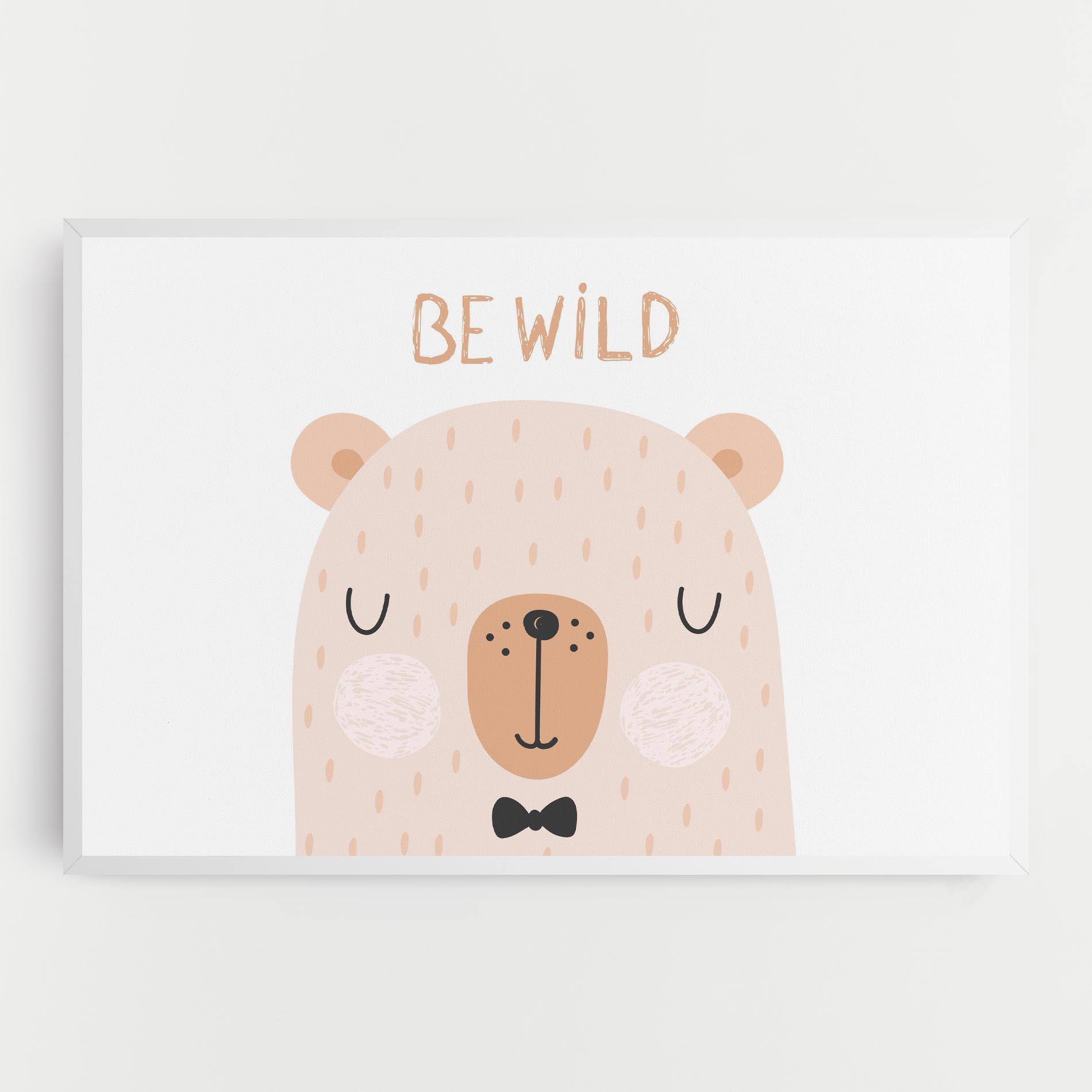 Leinwandbild Bear Be Wild mockup 0