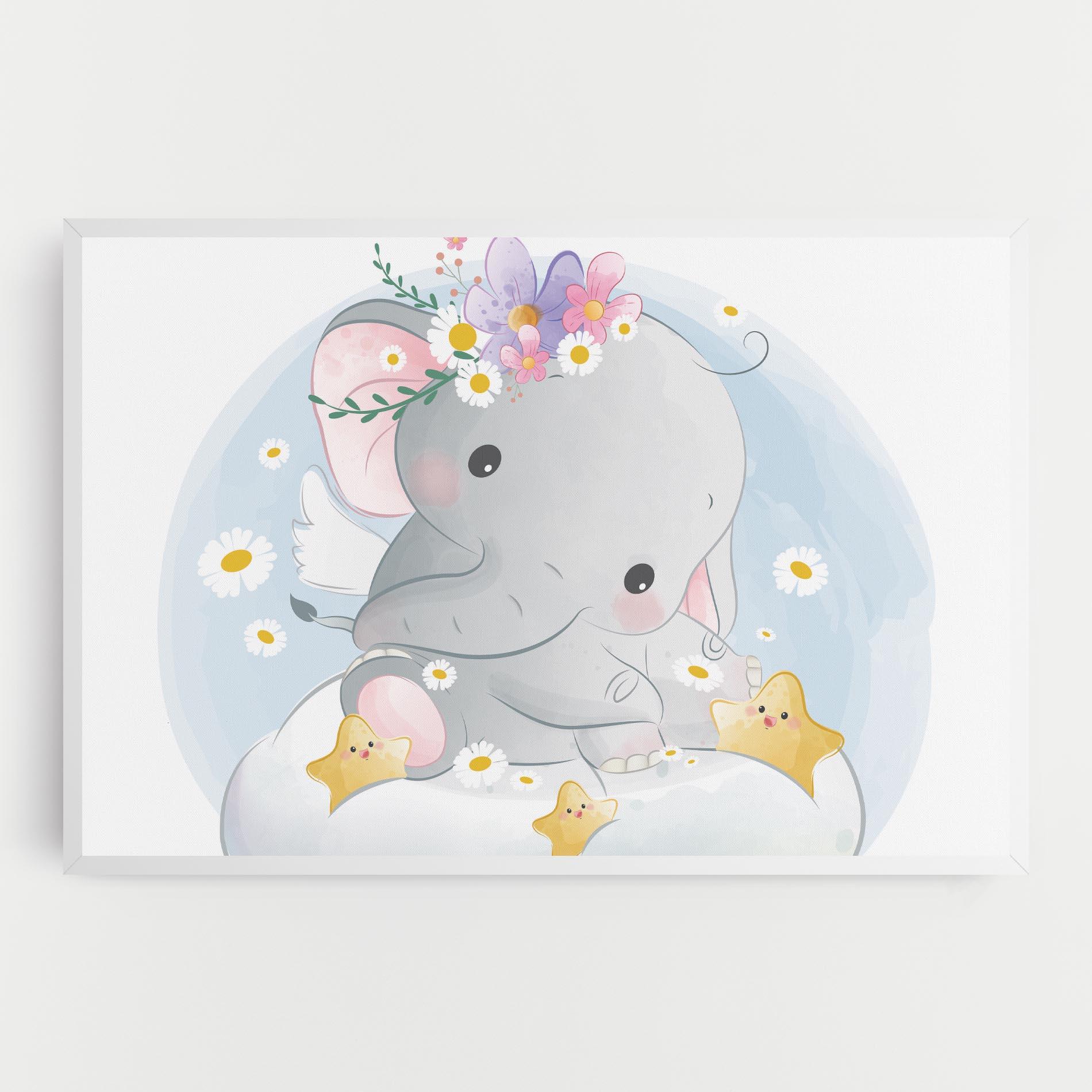 Leinwandbild Elephant Stars mockup 0