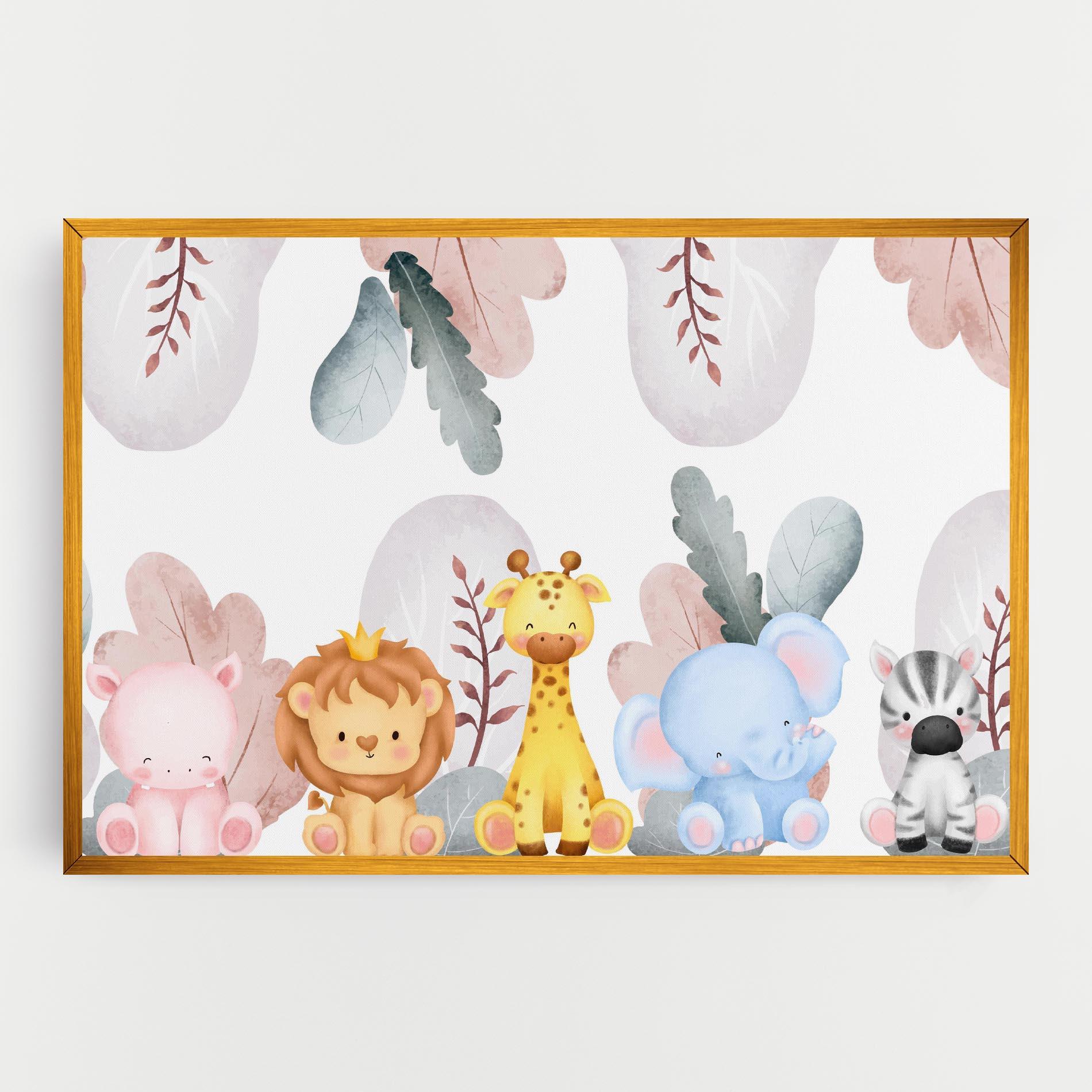 Leinwandbild Baby Animals mockup 0