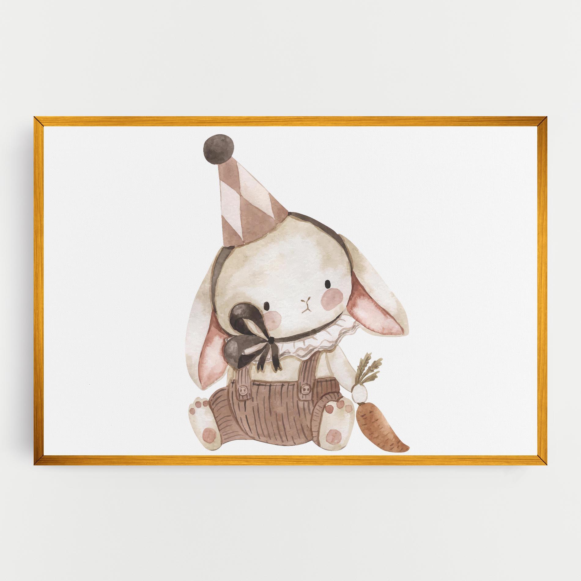 Leinwandbild Baby Brown Rabbit mockup 0