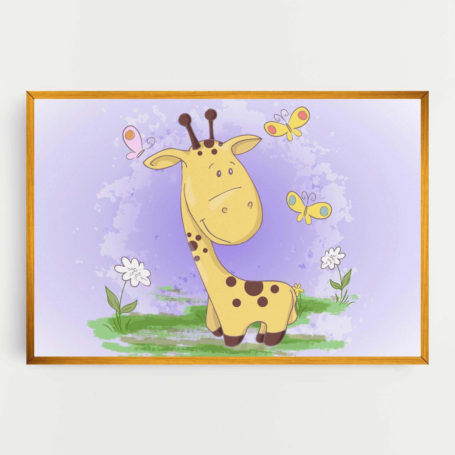 Cute Giraffe mockup 0