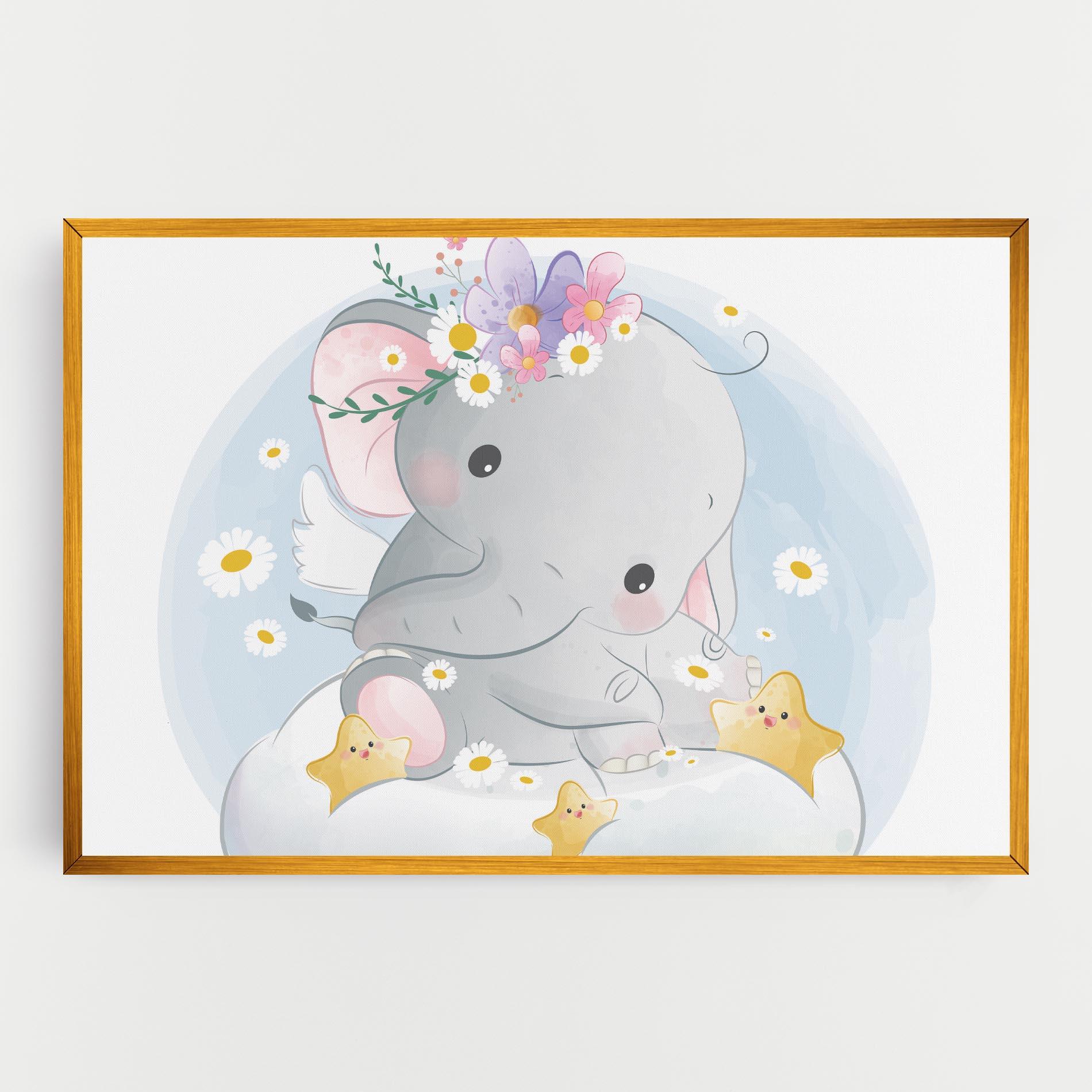 Leinwandbild Elephant Stars mockup 0