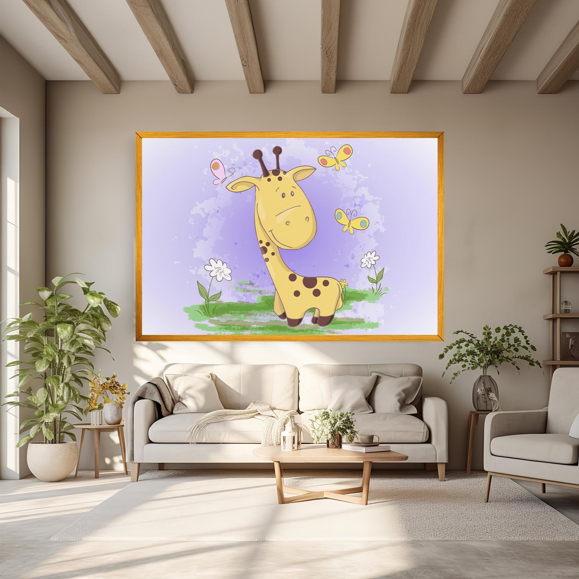 Cute Giraffe mockup 6