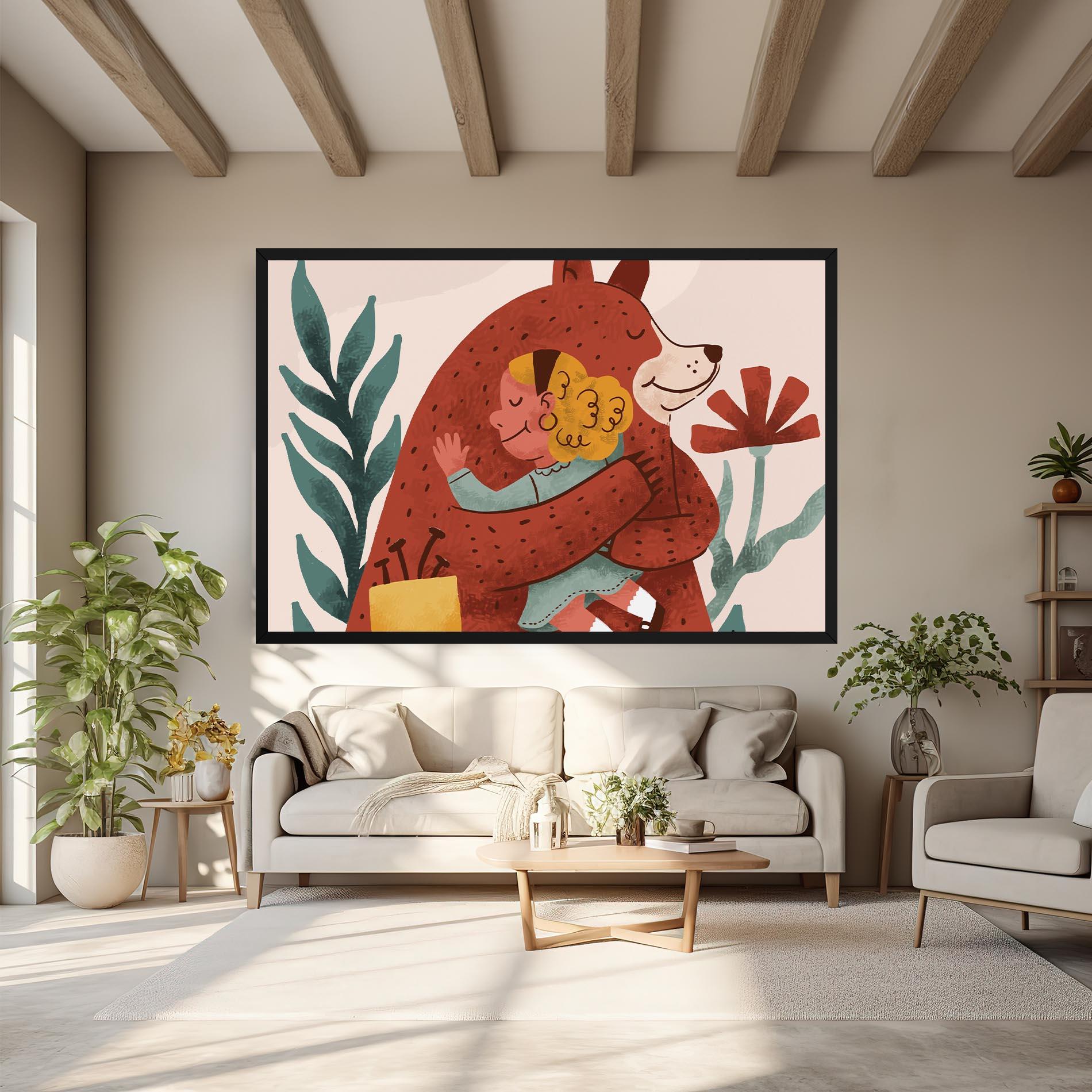 Leinwandbild Bear Hug mockup 6