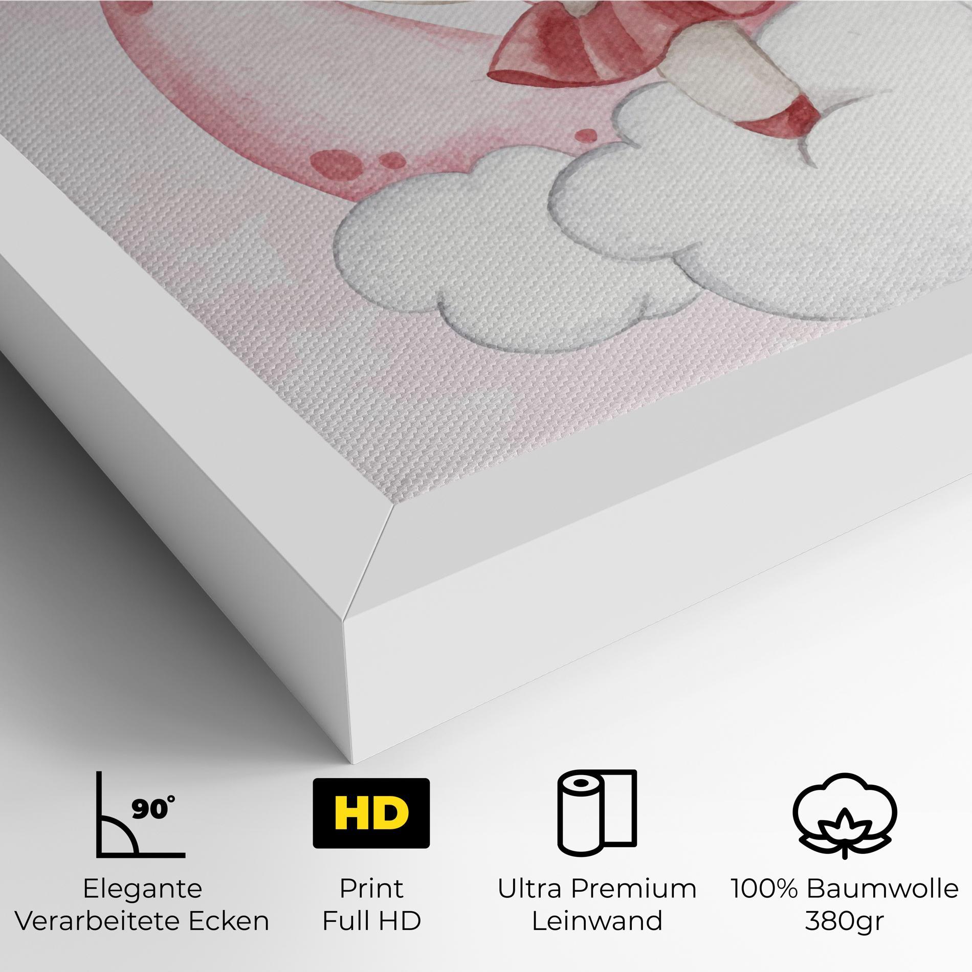 Leinwandbild Ballerina Rabbit mockup 4