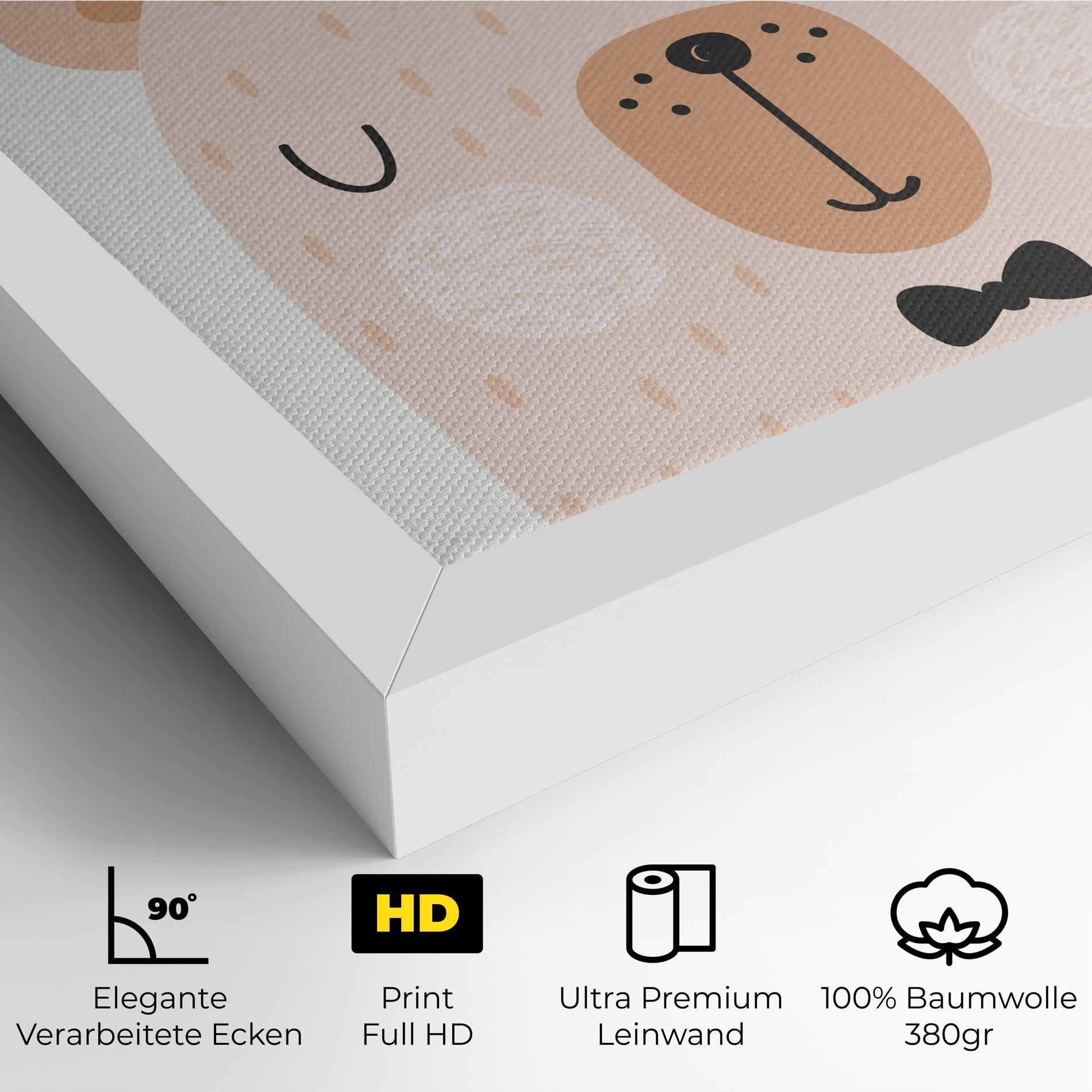 Leinwandbild Bear Be Wild mockup 4