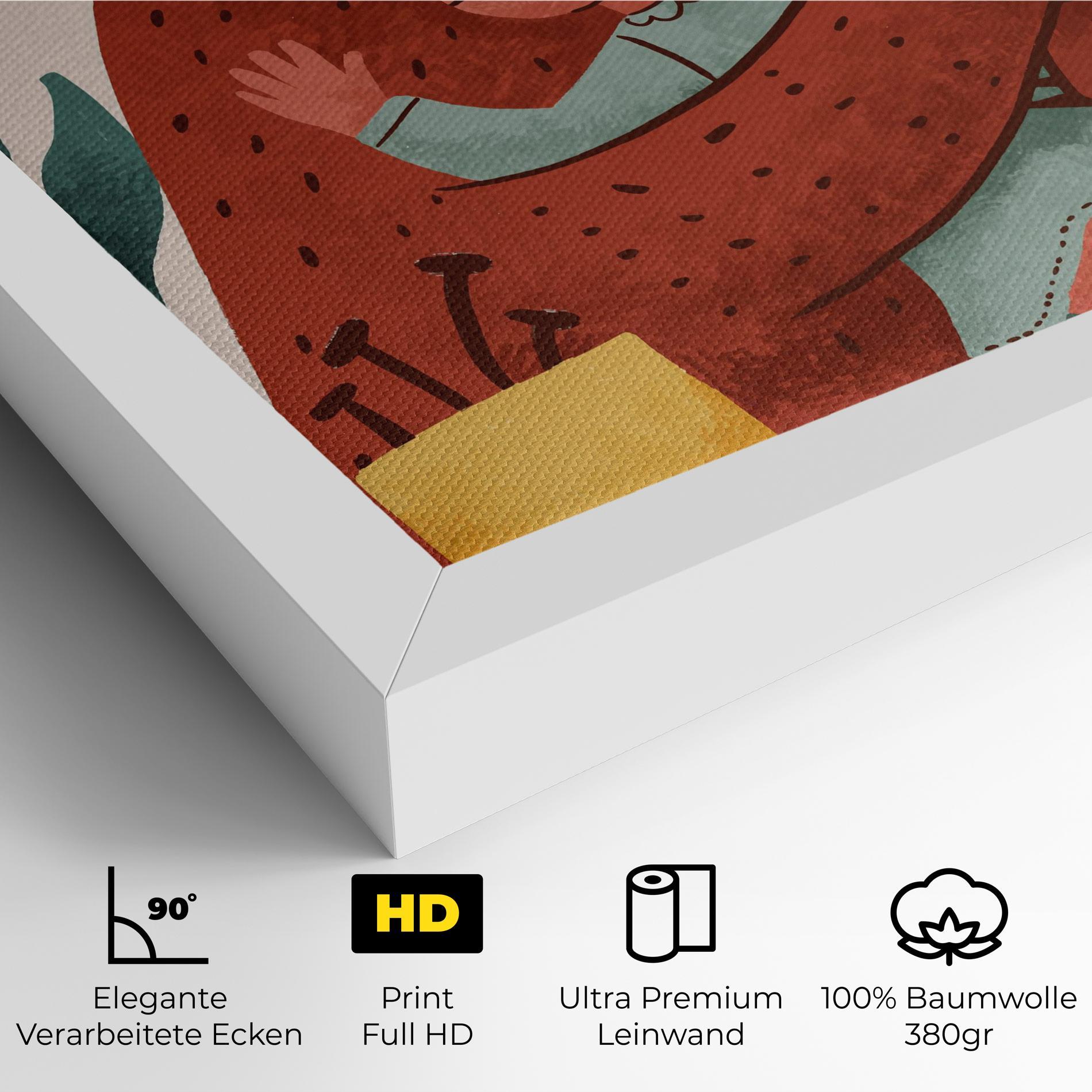 Leinwandbild Bear Hug mockup 4