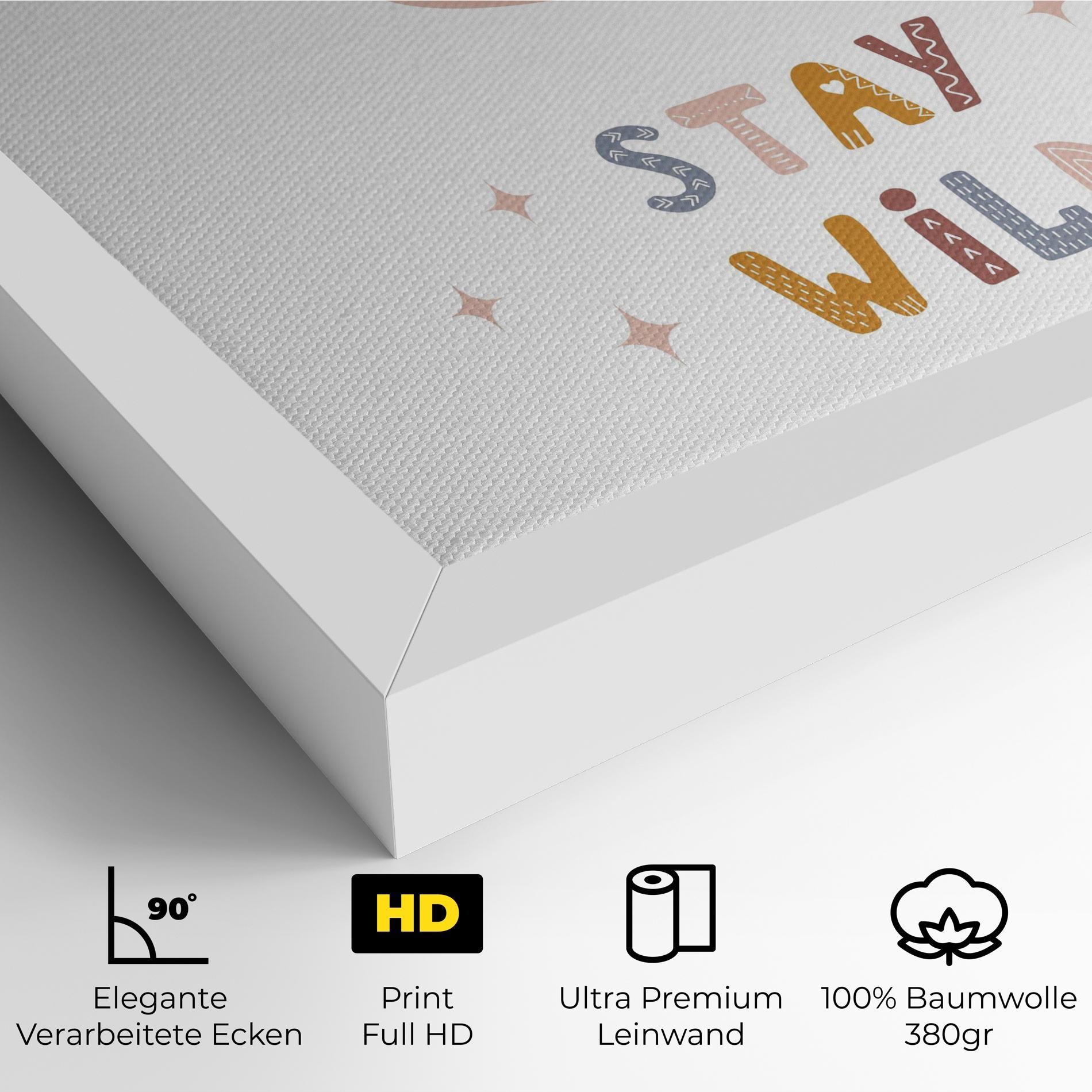 Leinwandbild Brave Bear mockup 4