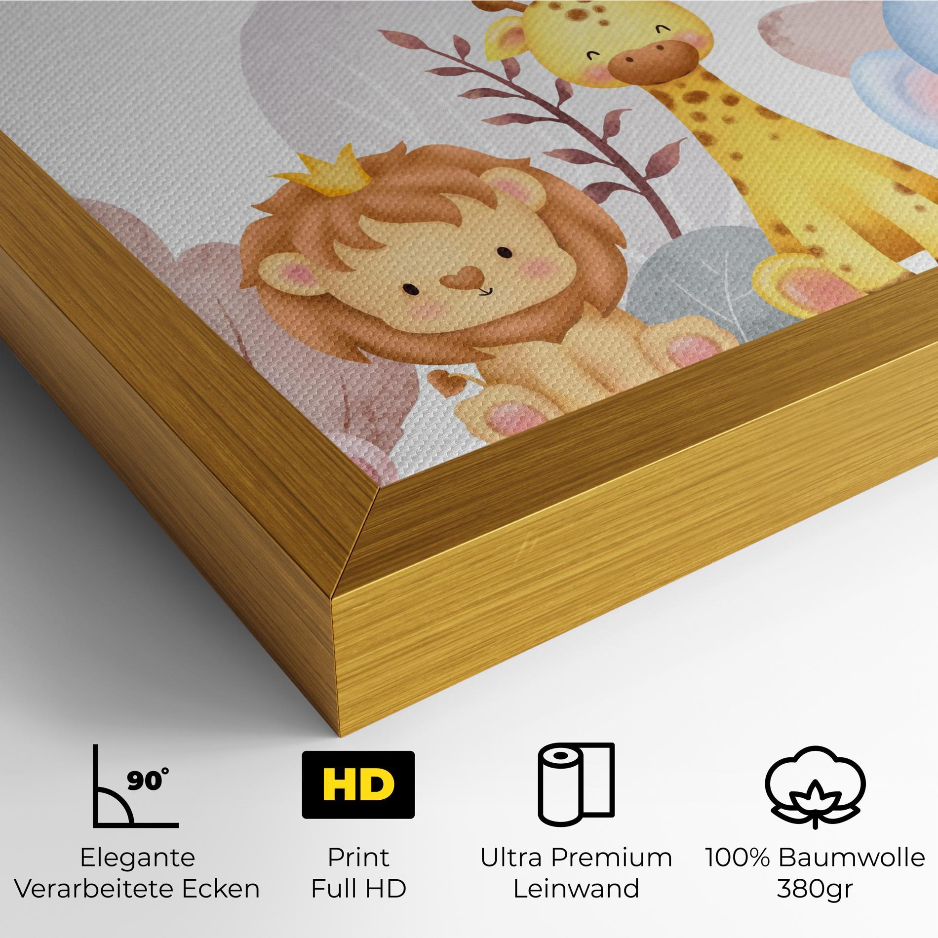 Leinwandbild Baby Animals mockup 4