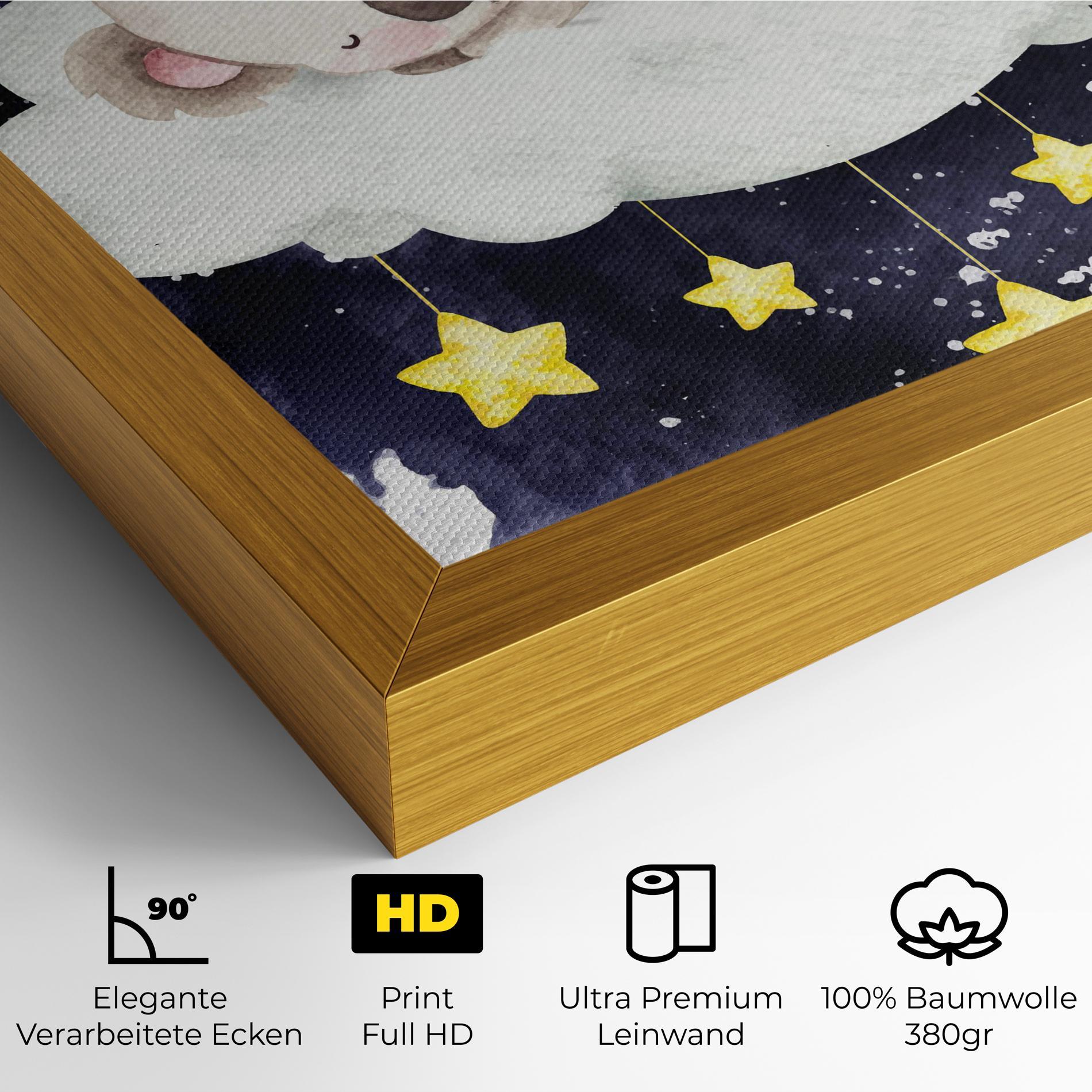 Leinwandbild Baby Koala Sleeping mockup 4