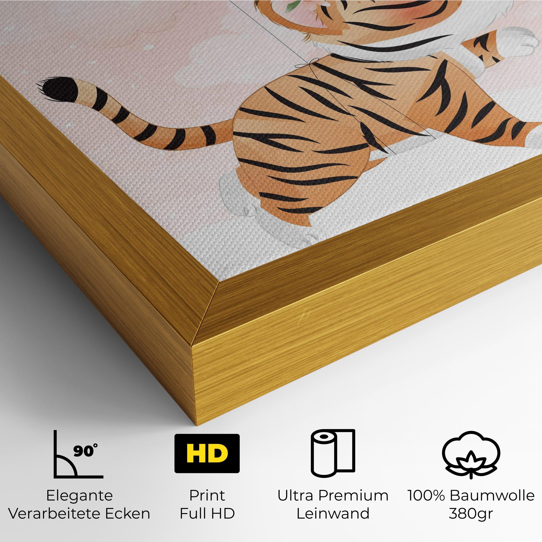 Leinwandbild Baby Tiger Art mockup 4
