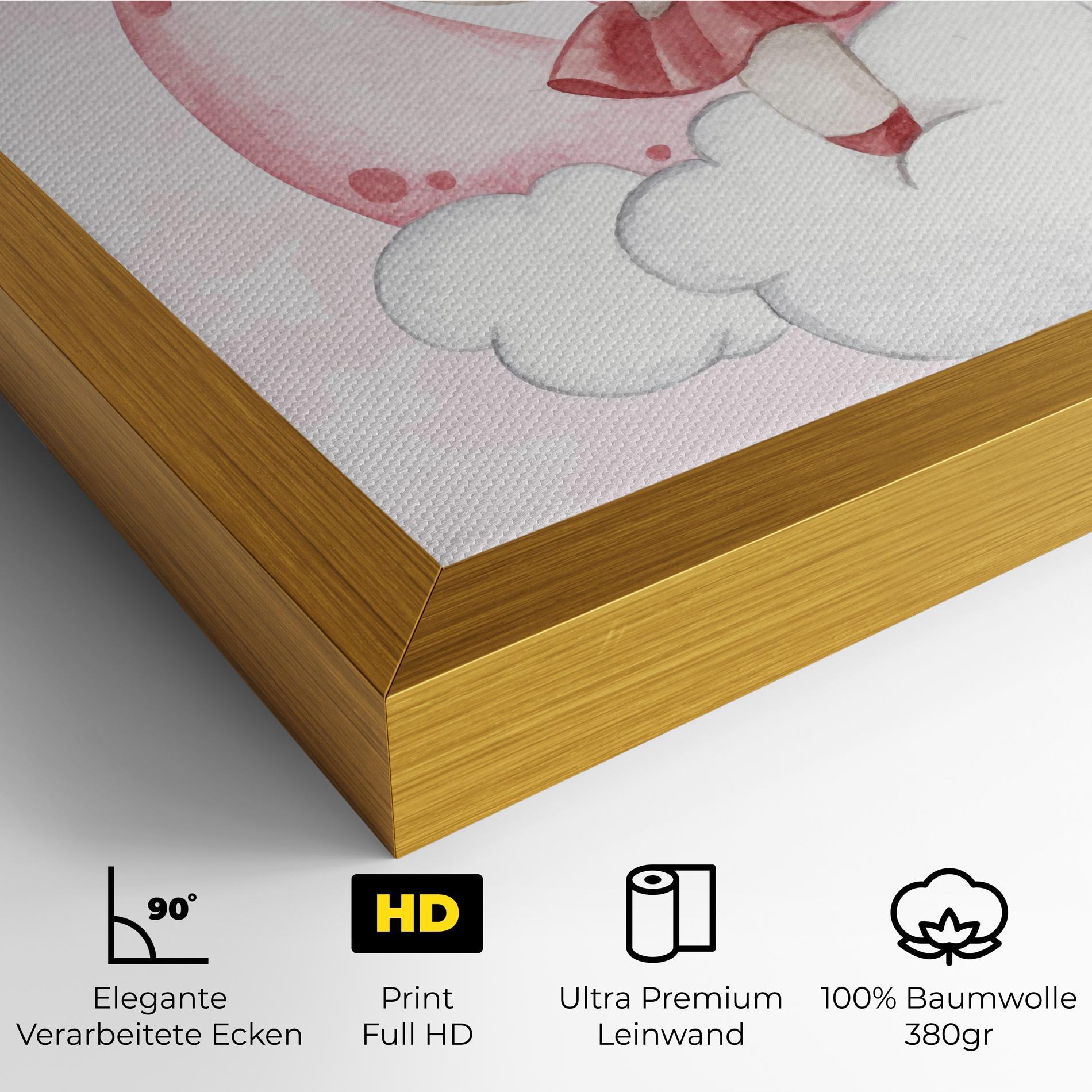 Leinwandbild Ballerina Rabbit mockup 4