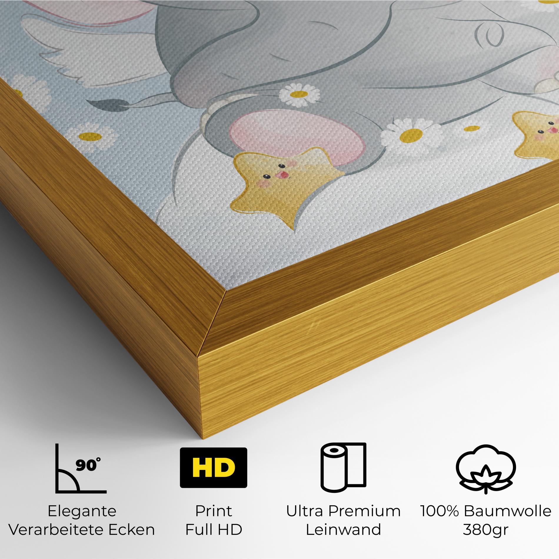 Leinwandbild Elephant Stars mockup 4