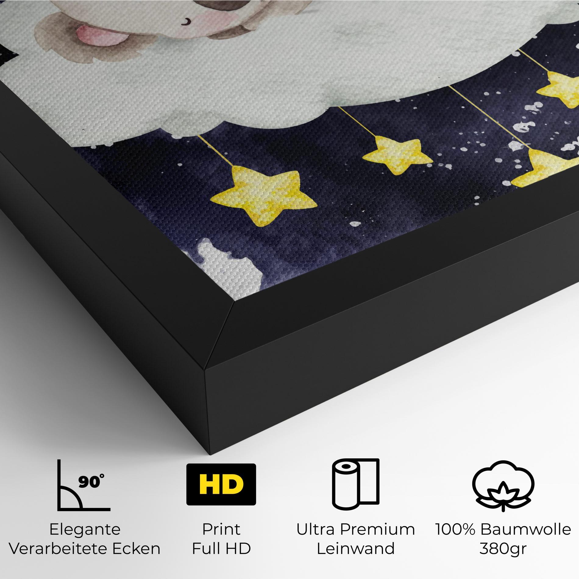 Leinwandbild Baby Koala Sleeping mockup 4