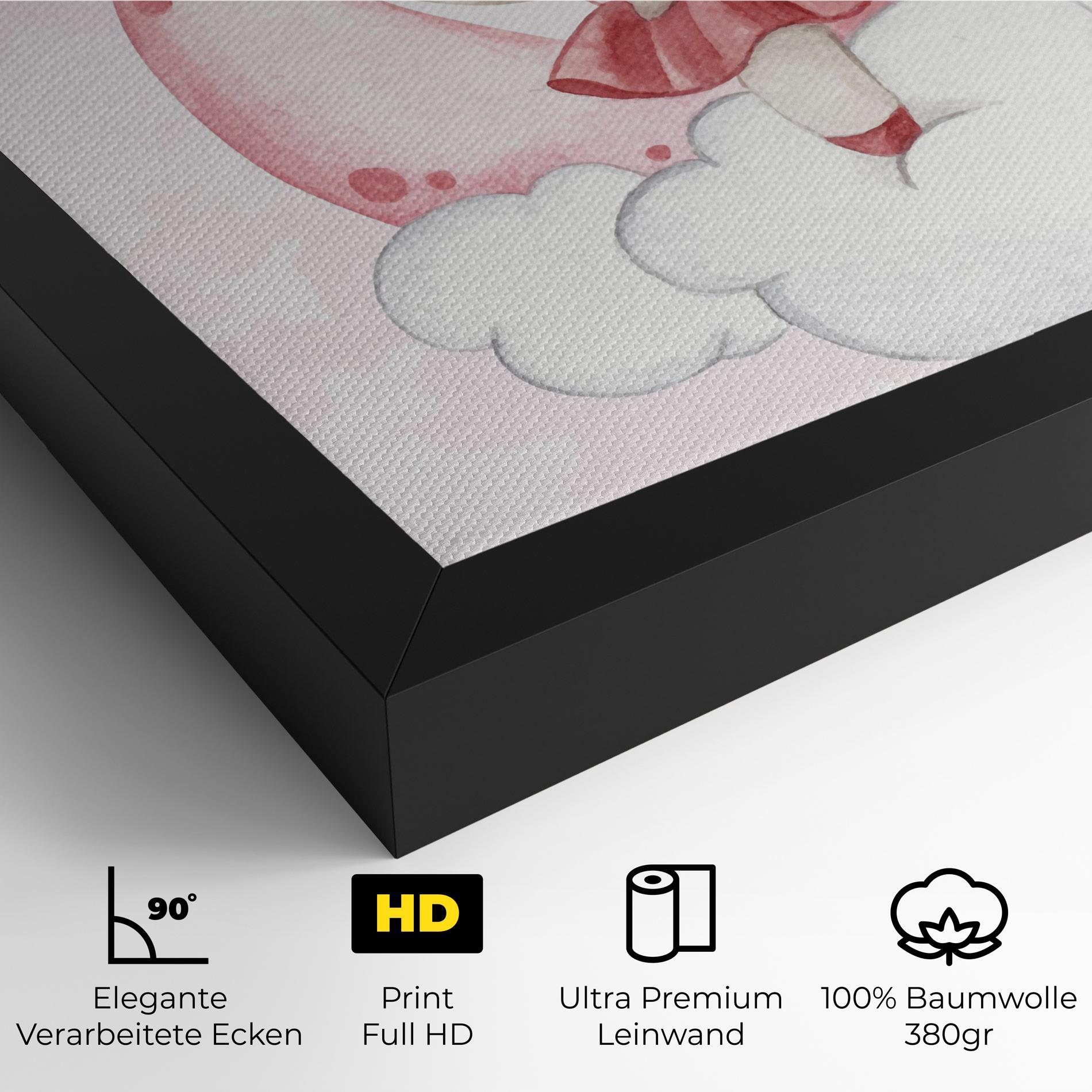 Leinwandbild Ballerina Rabbit mockup 4