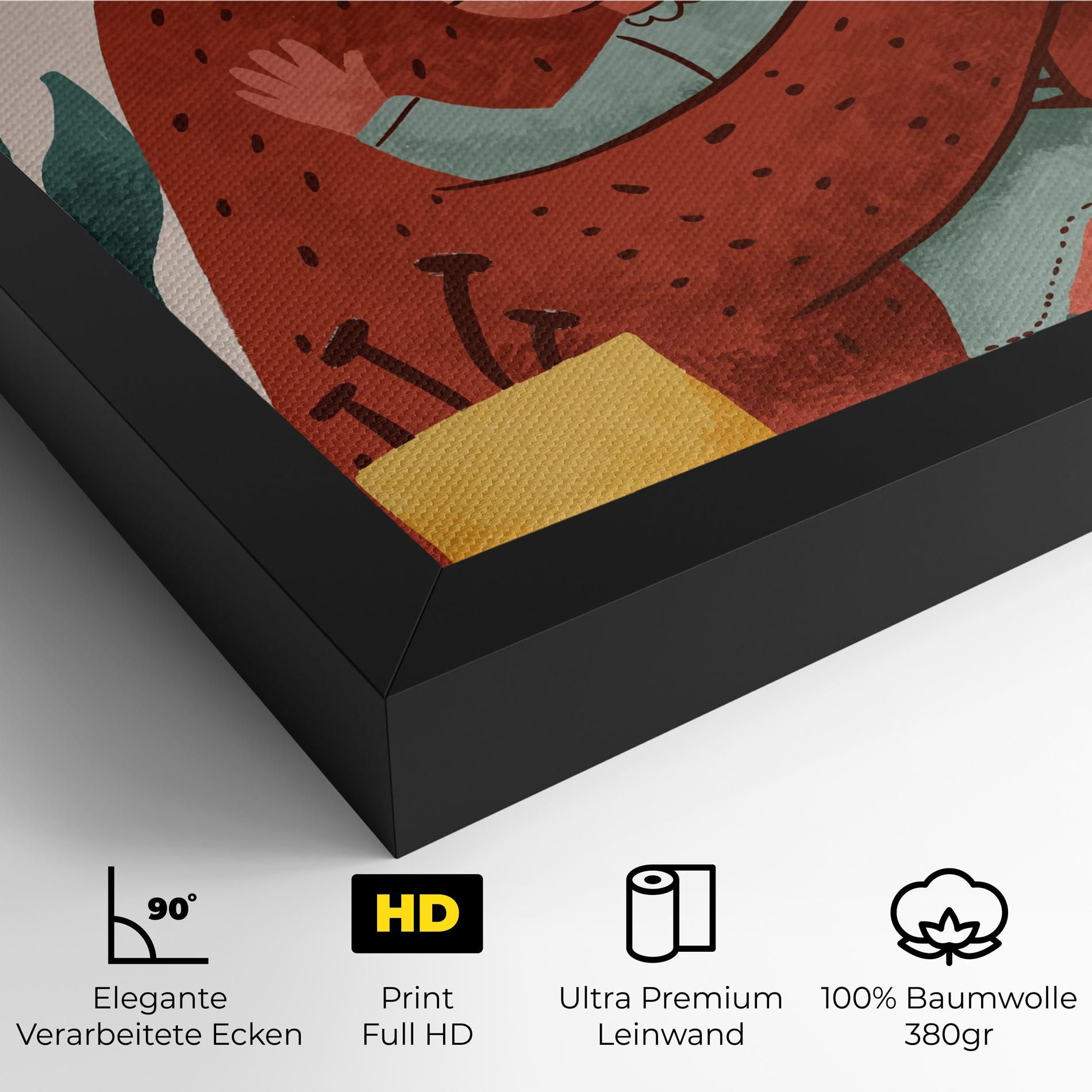 Leinwandbild Bear Hug mockup 4