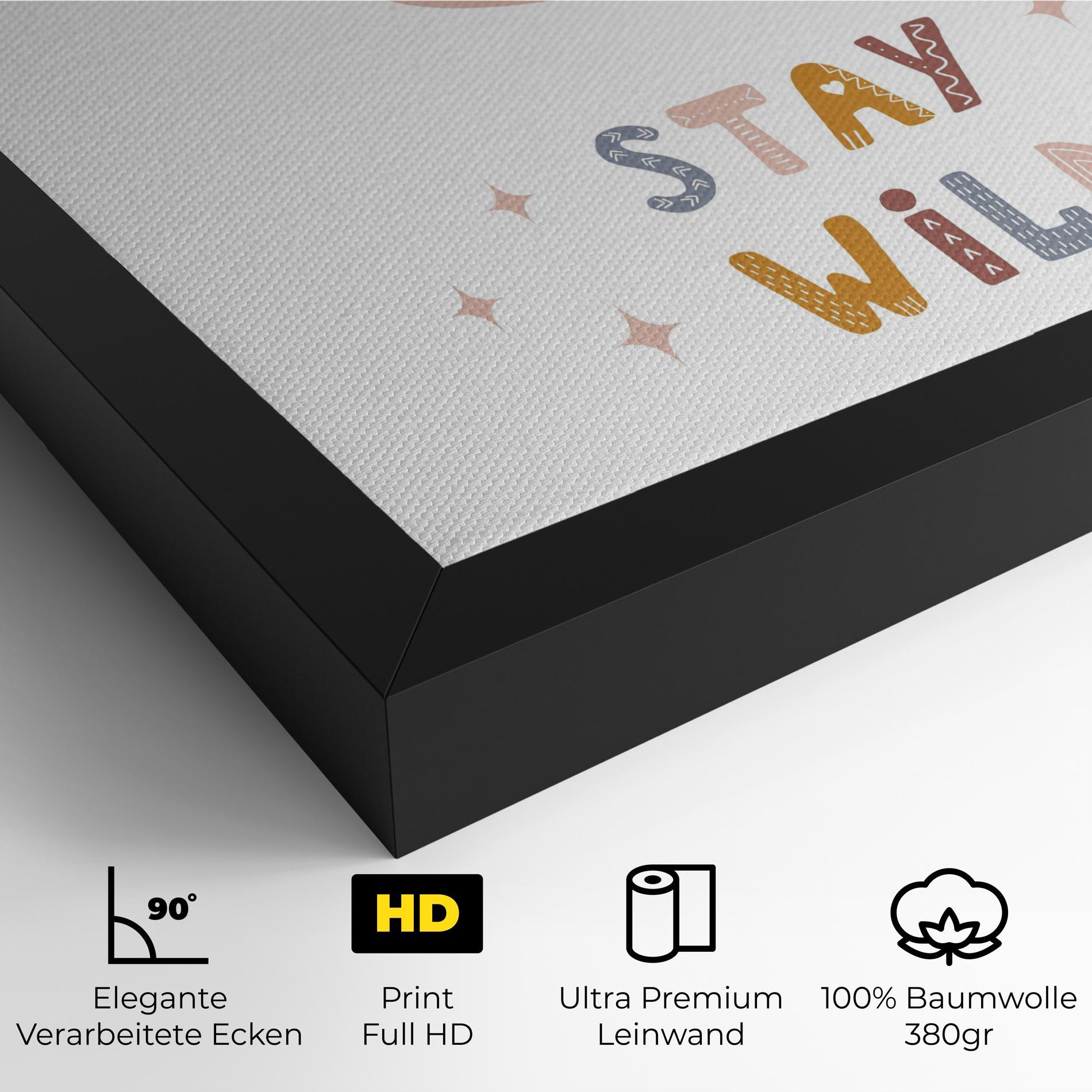 Leinwandbild Brave Bear mockup 4