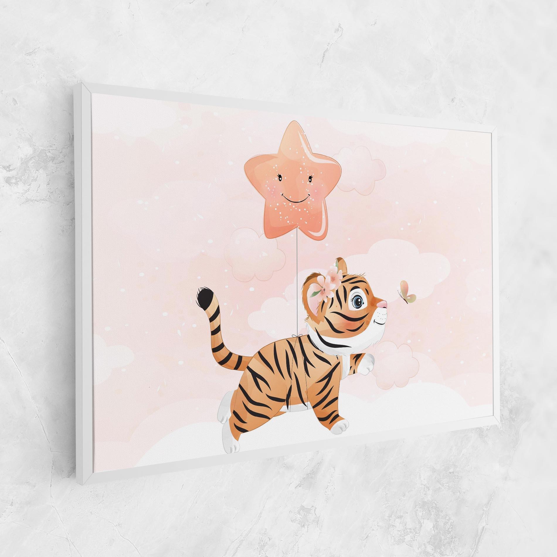 Leinwandbild Baby Tiger Art mockup 1