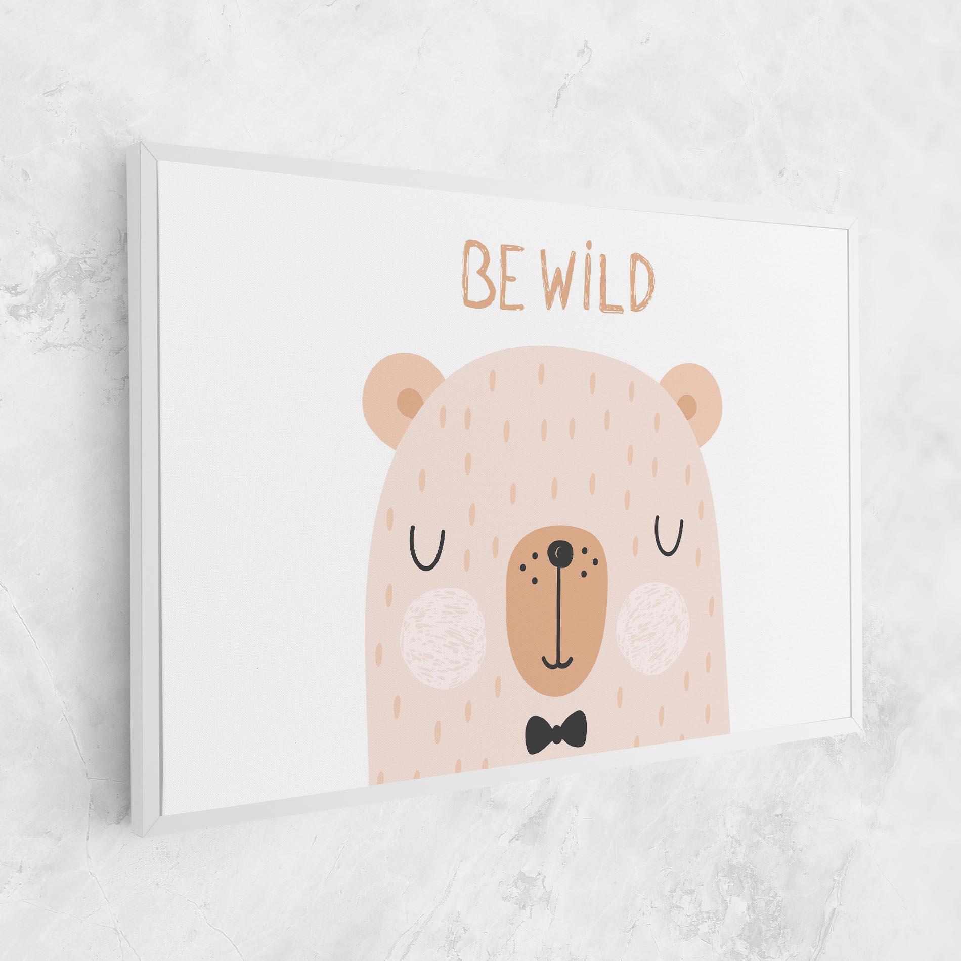 Leinwandbild Bear Be Wild mockup 1