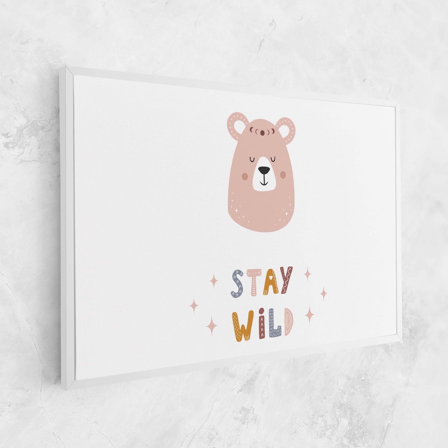 Leinwandbild Brave Bear mockup 1