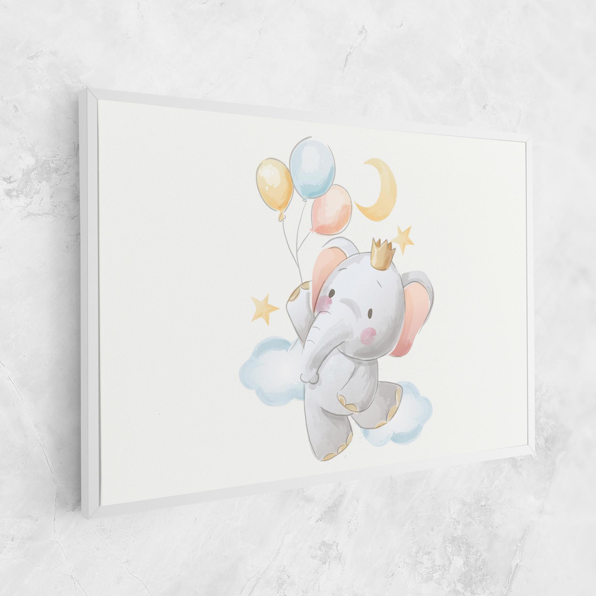 Leinwandbild Elephant Flying mockup 1