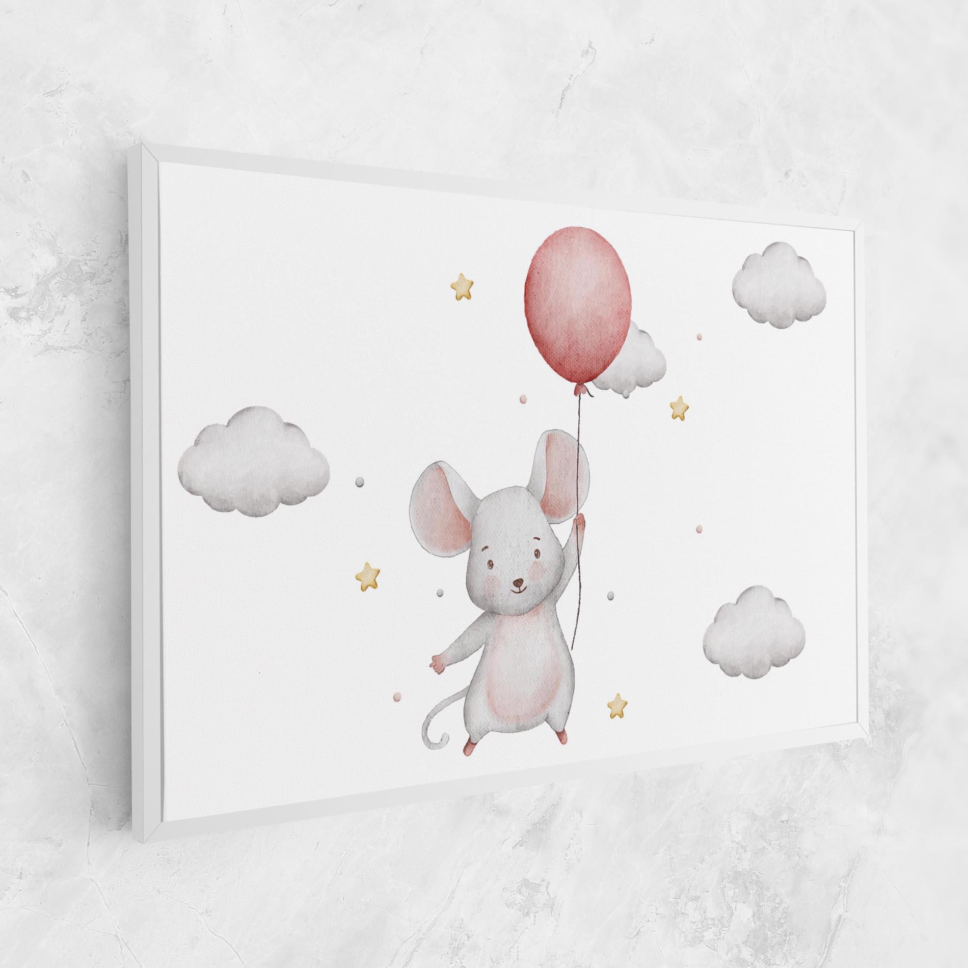 Leinwandbild Mouse Balloon mockup 1
