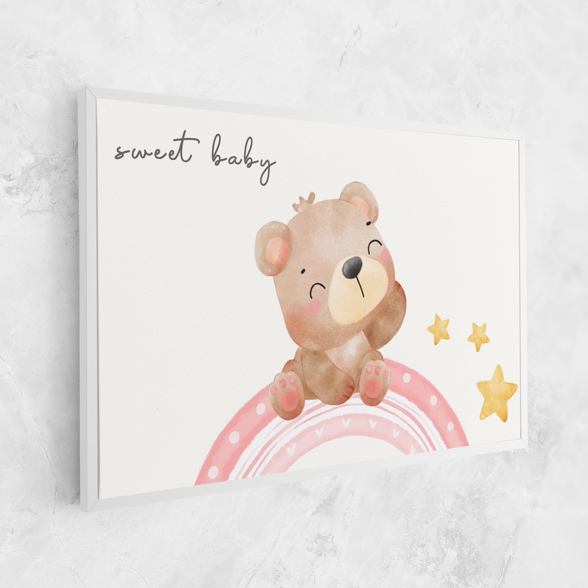 Leinwandbild Sweet Baby Bear mockup 1