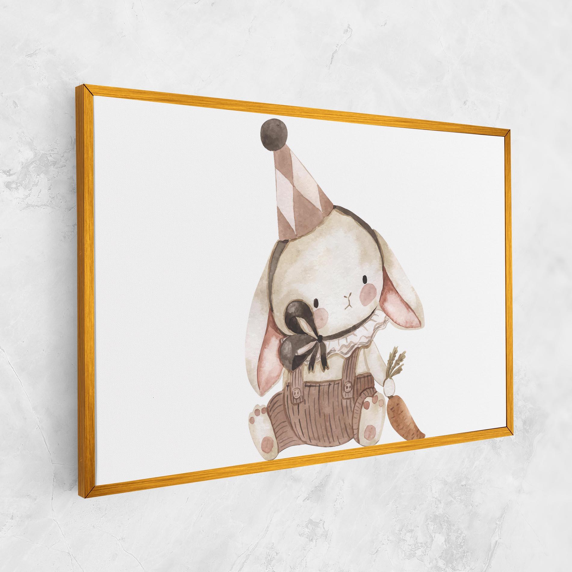 Leinwandbild Baby Brown Rabbit mockup 1