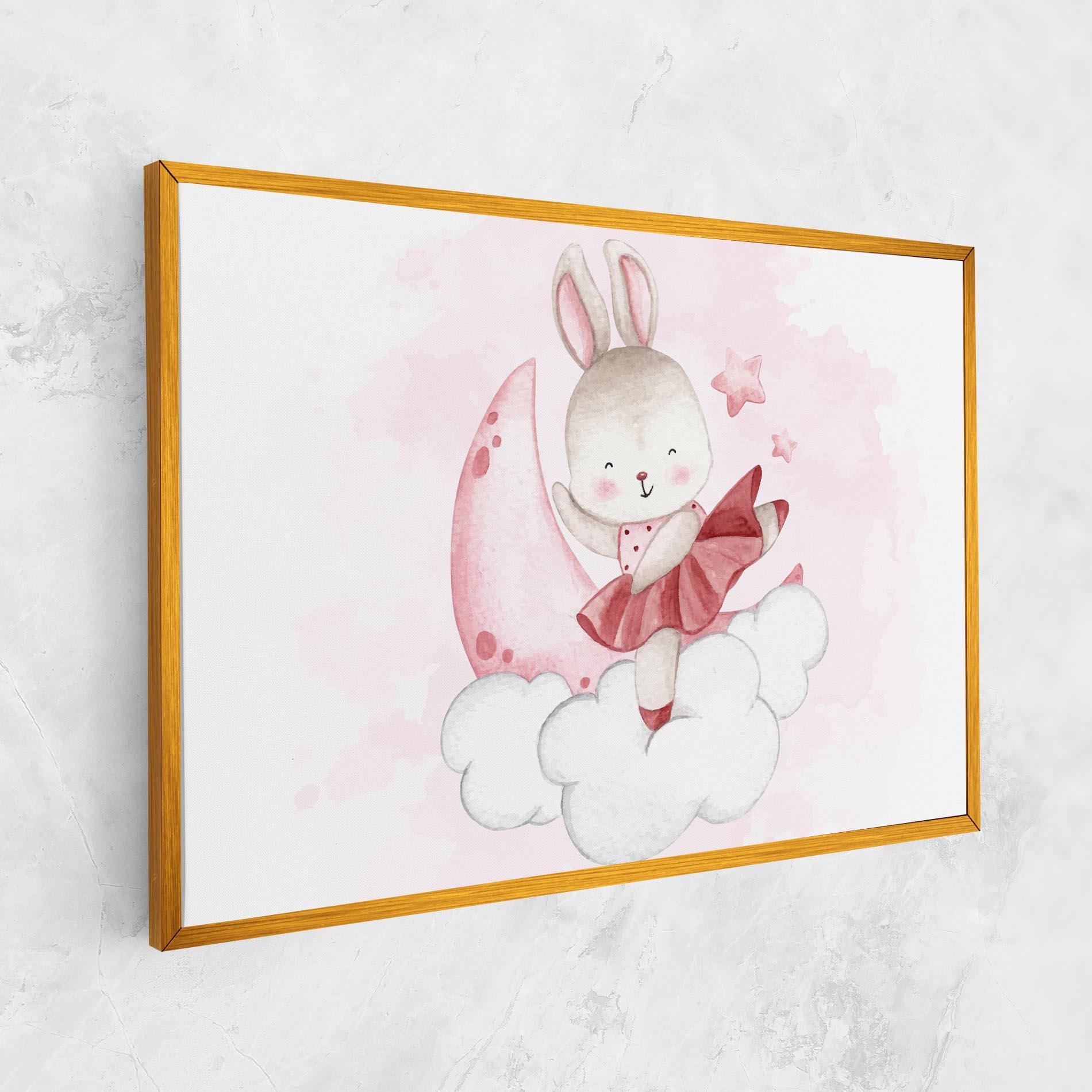 Leinwandbild Ballerina Rabbit mockup 1