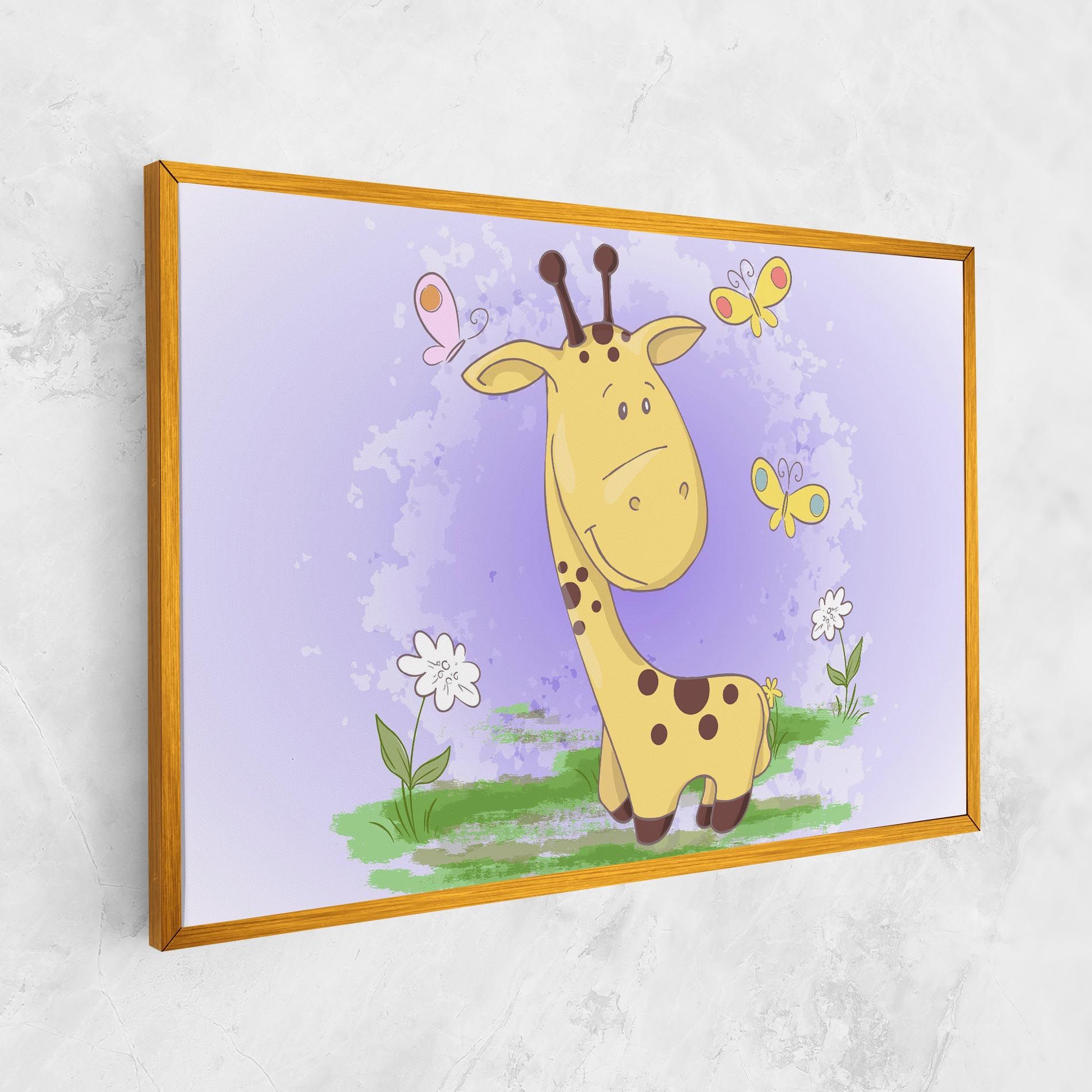 Cute Giraffe mockup 1