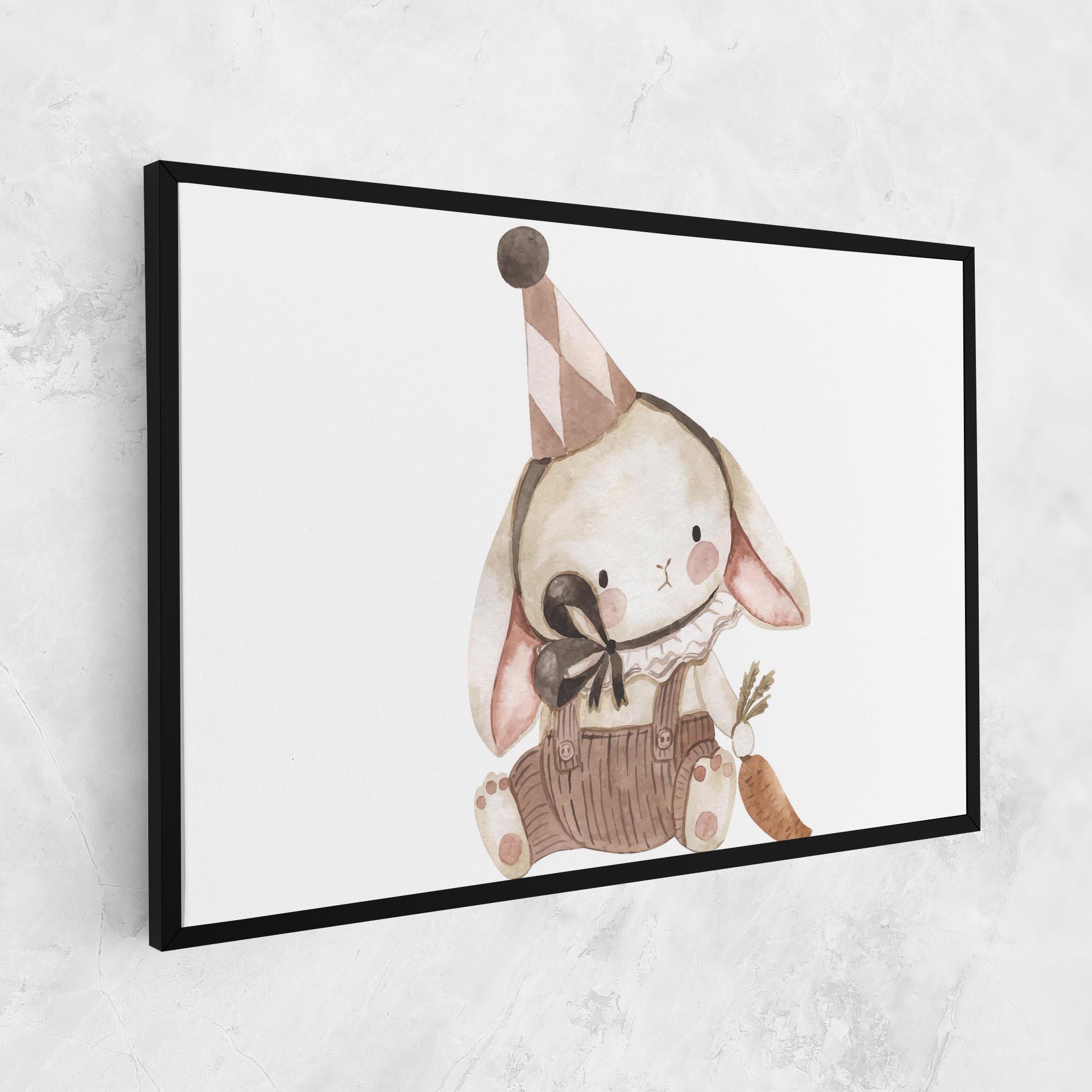 Leinwandbild Baby Brown Rabbit mockup 1
