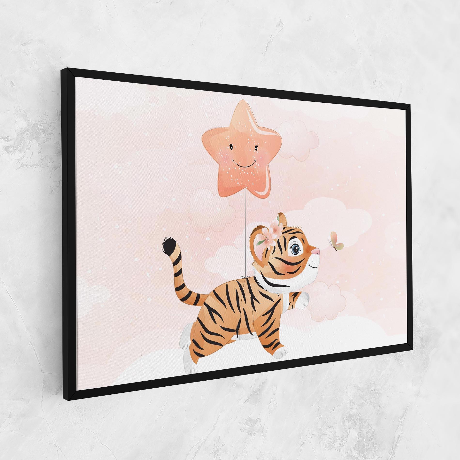 Leinwandbild Baby Tiger Art mockup 1