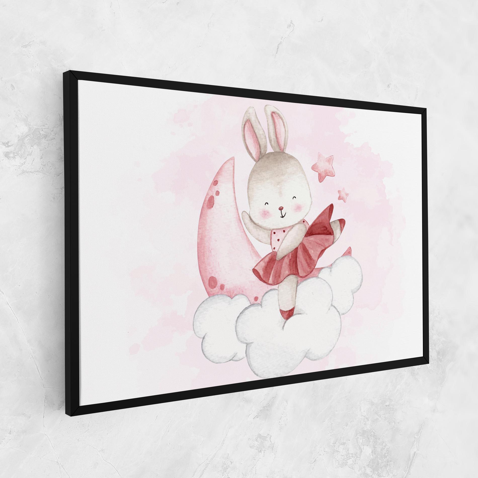 Leinwandbild Ballerina Rabbit mockup 1
