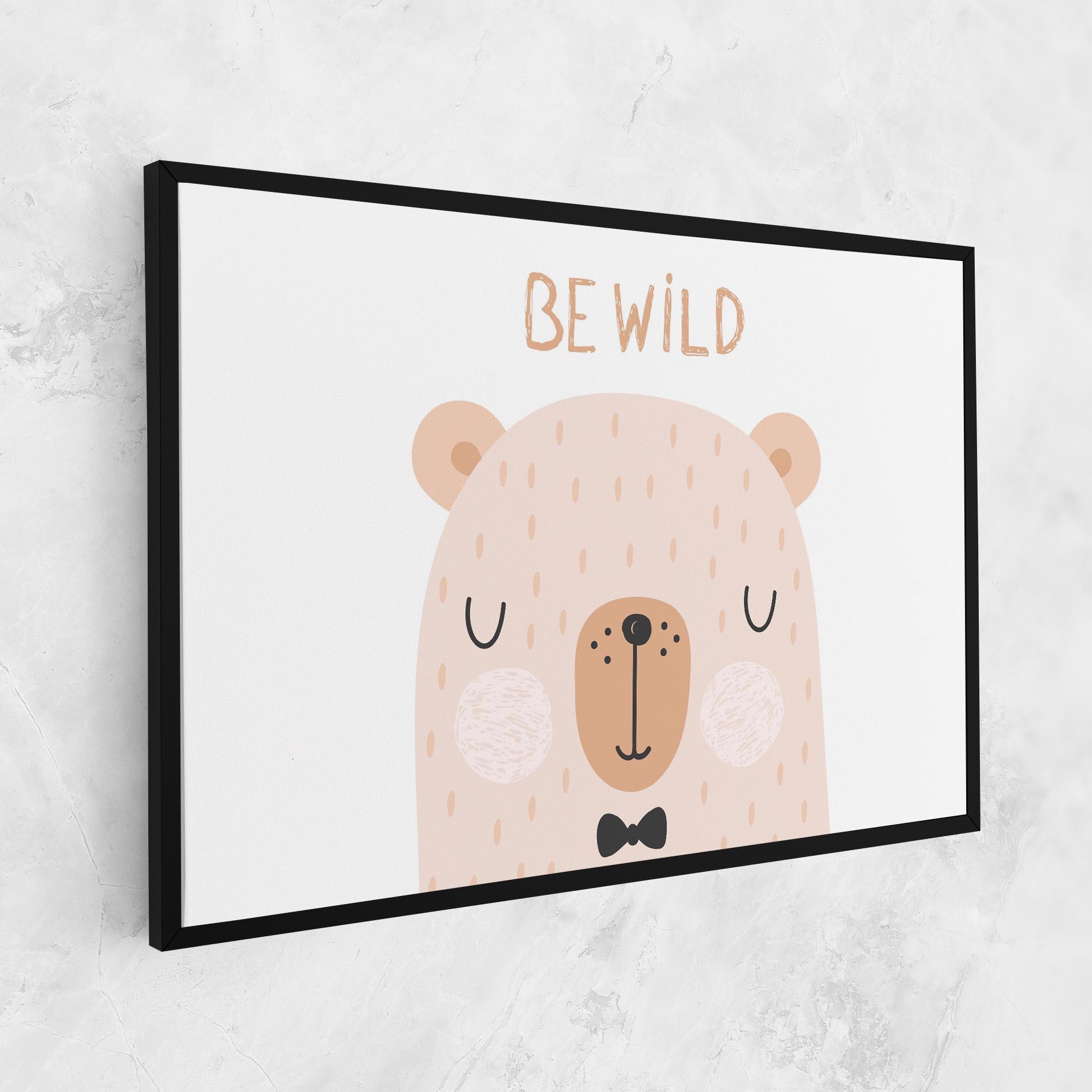 Leinwandbild Bear Be Wild mockup 1