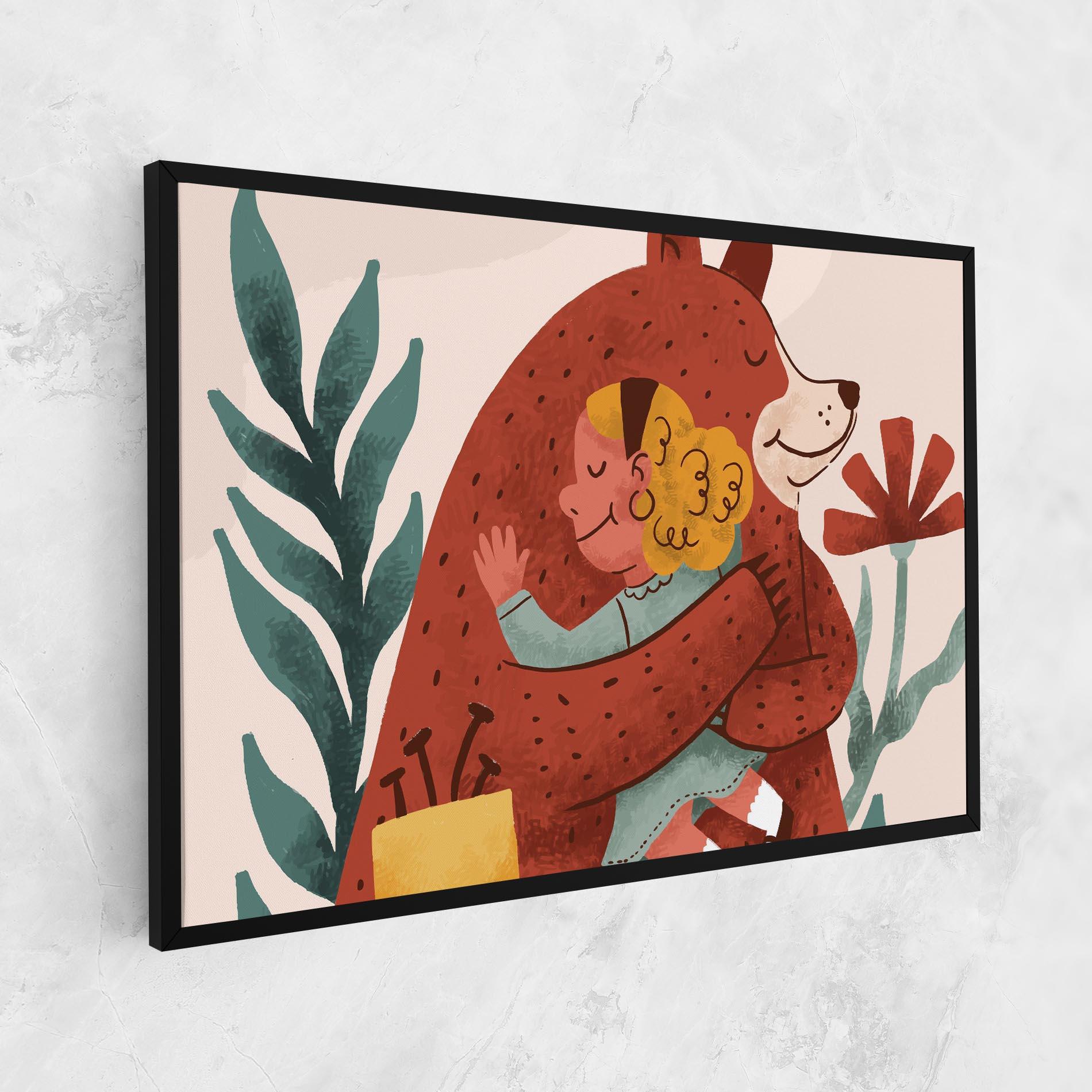Leinwandbild Bear Hug mockup 1
