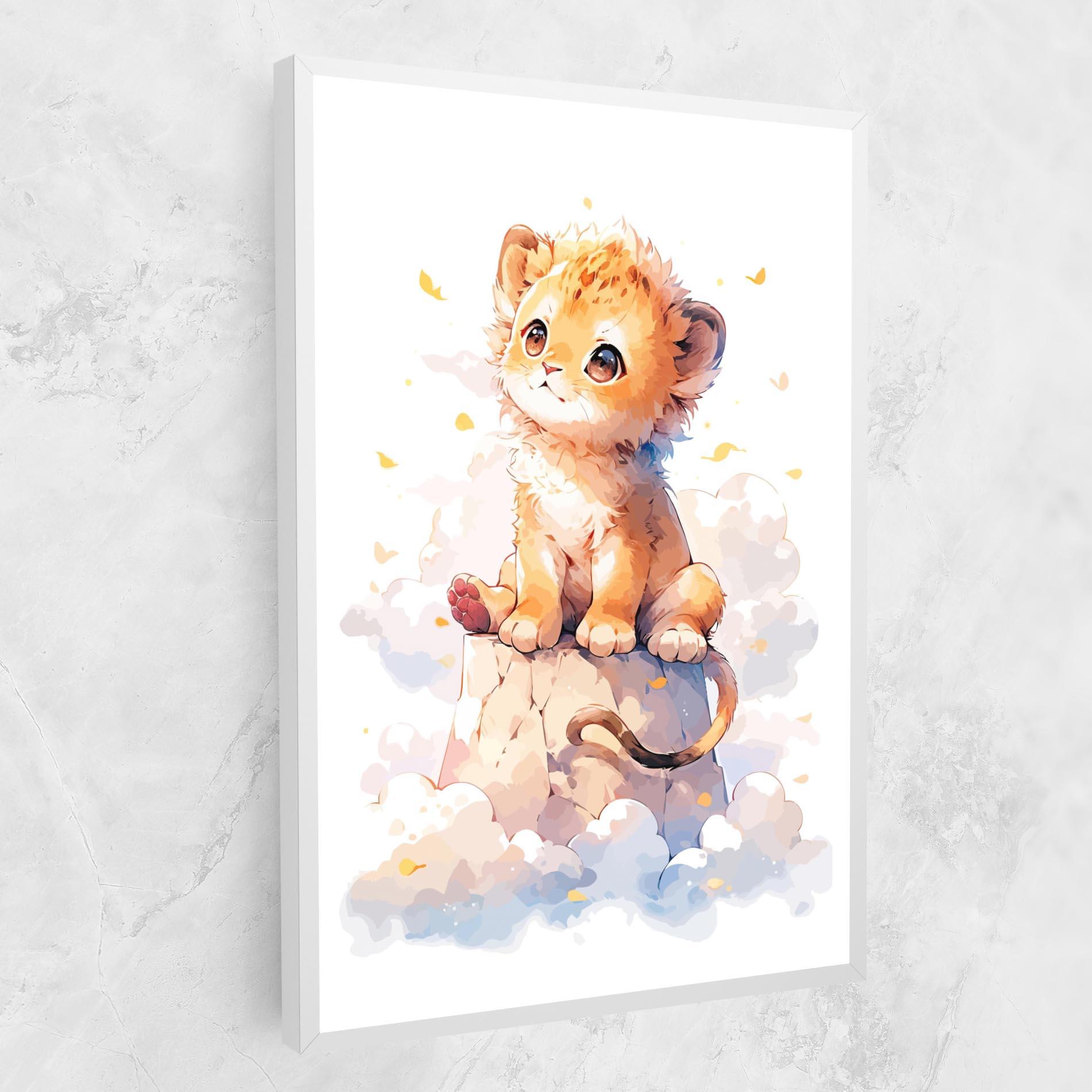 Leinwandbild Cute Cloud Lion mockup 1