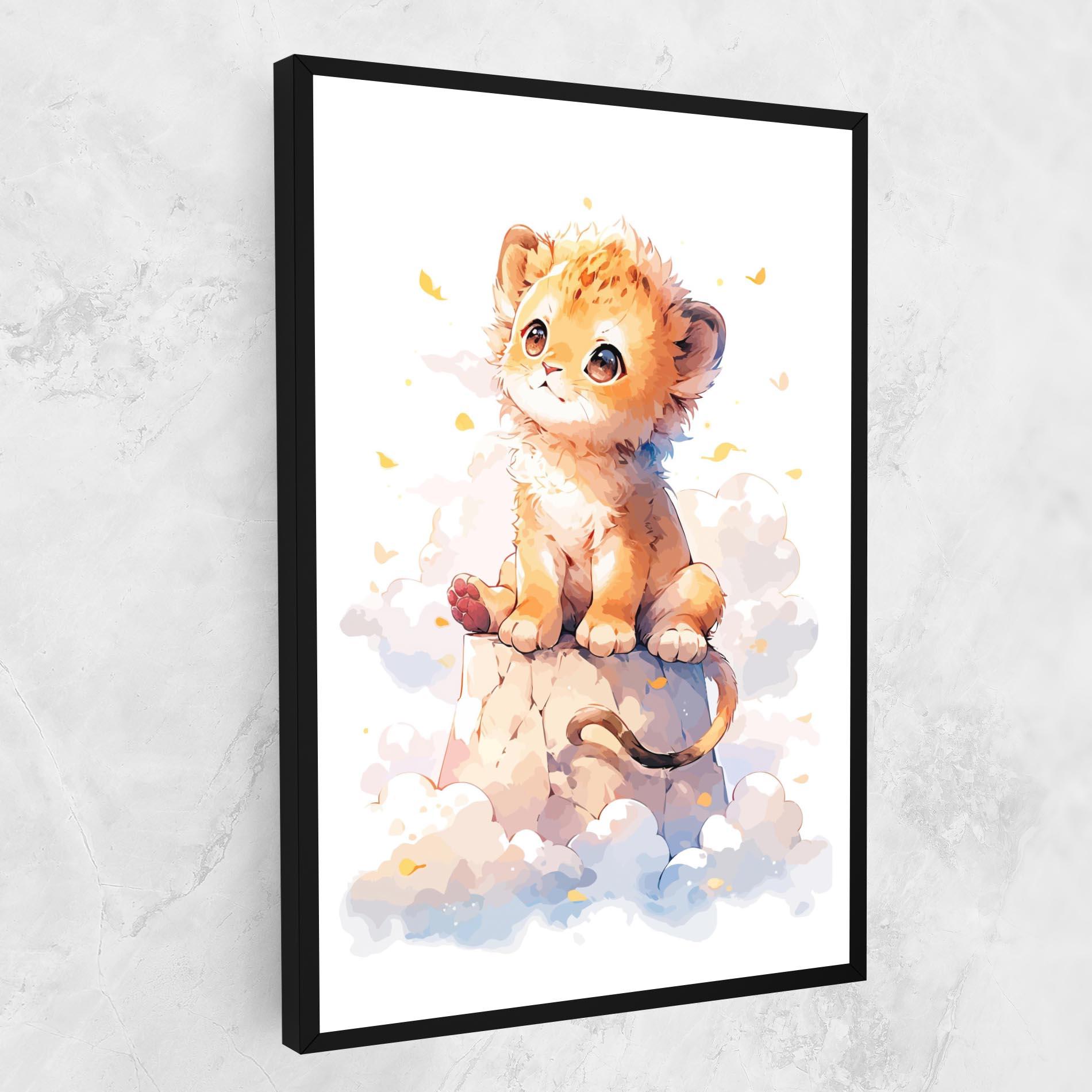 Leinwandbild Cute Cloud Lion mockup 1