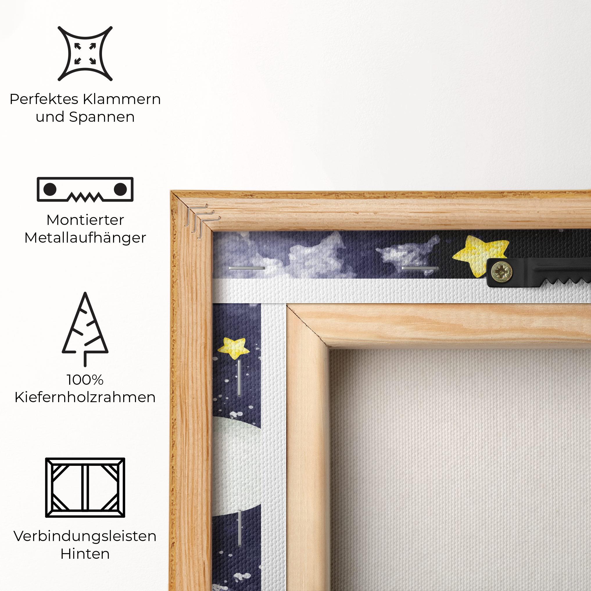 Leinwandbild Baby Koala Sleeping mockup 5