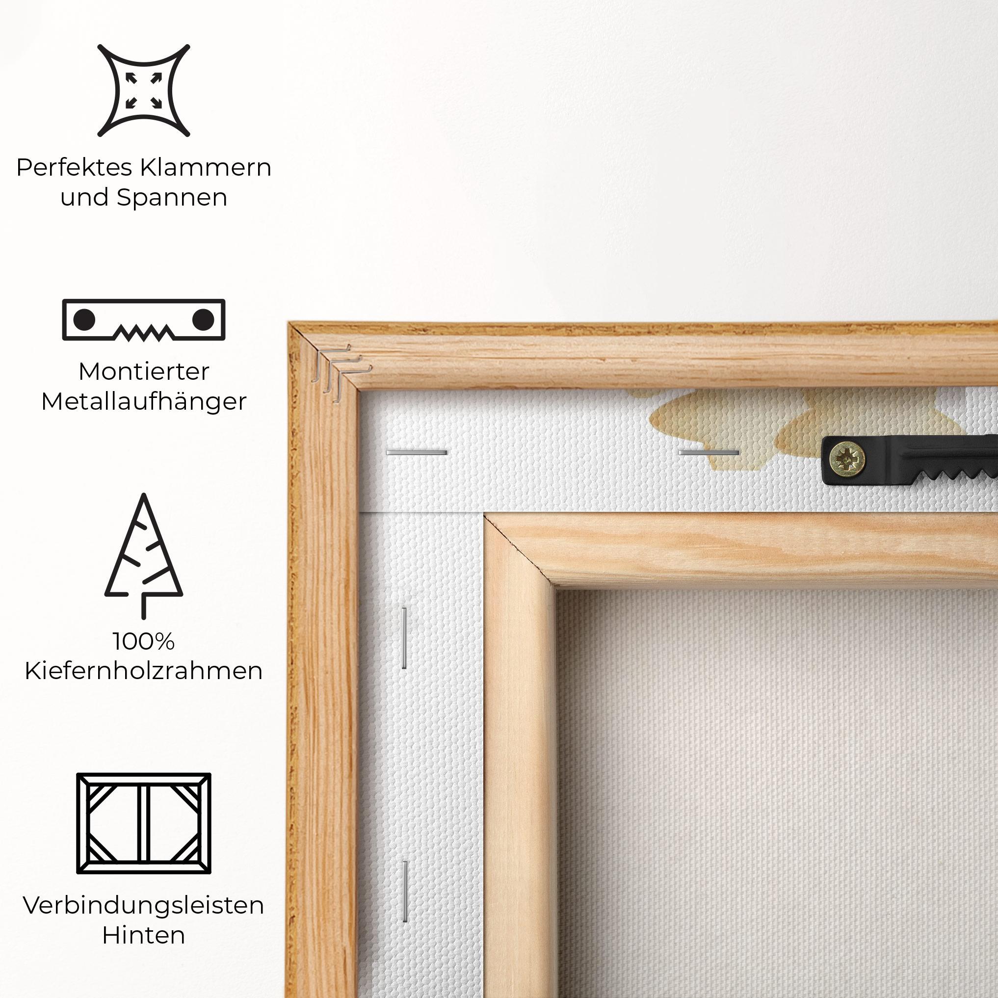 Leinwandbild Bear Moon mockup 5