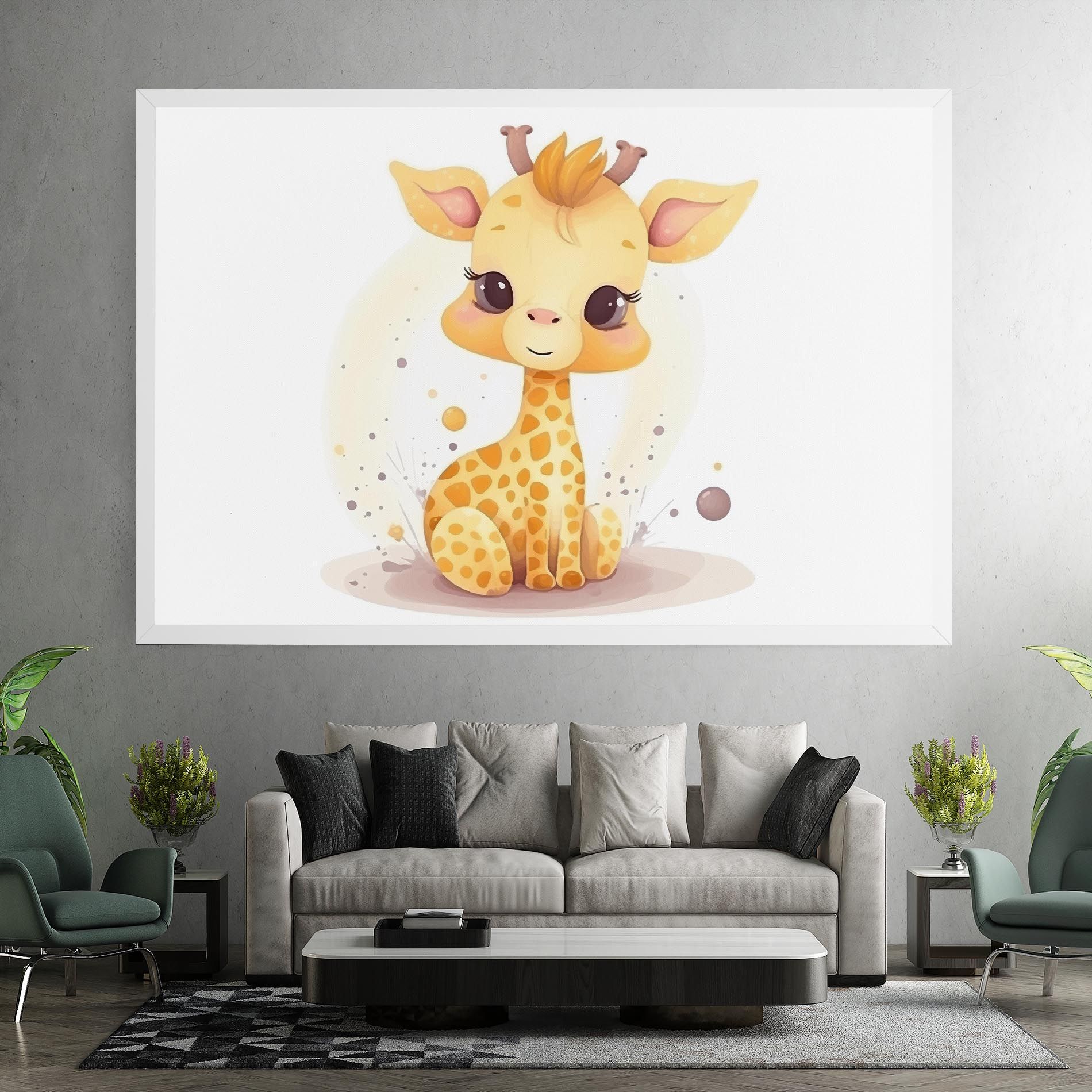 Adorable Giraffe mockup 7