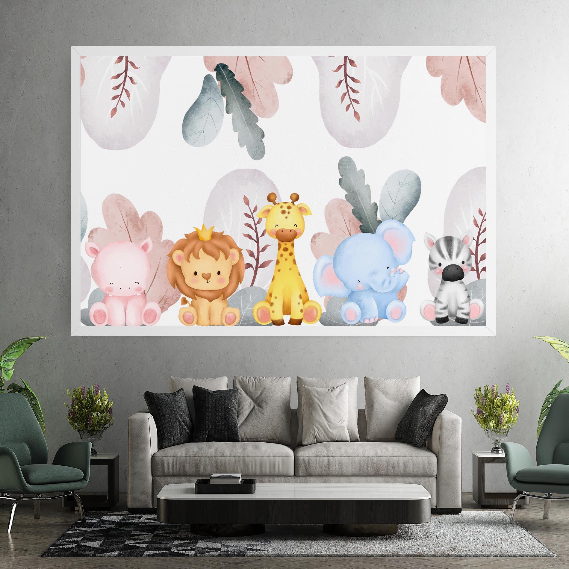 Leinwandbild Baby Animals mockup 7