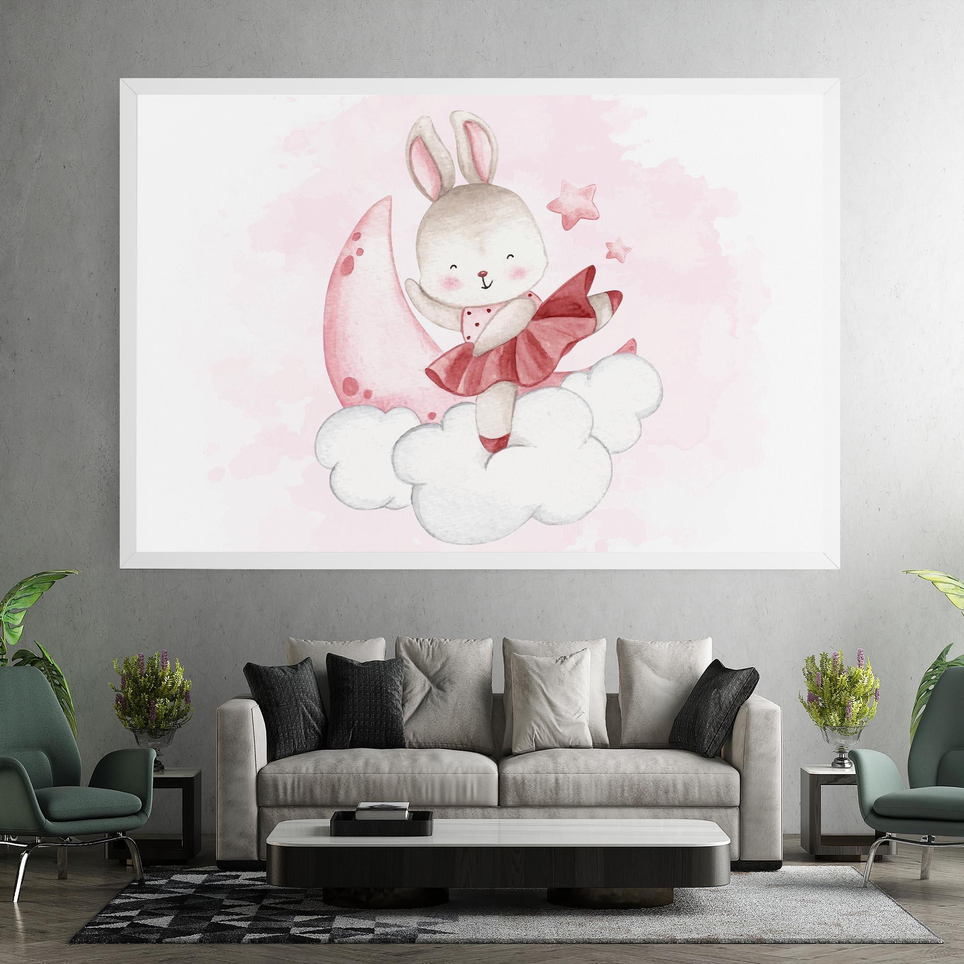Leinwandbild Ballerina Rabbit mockup 7