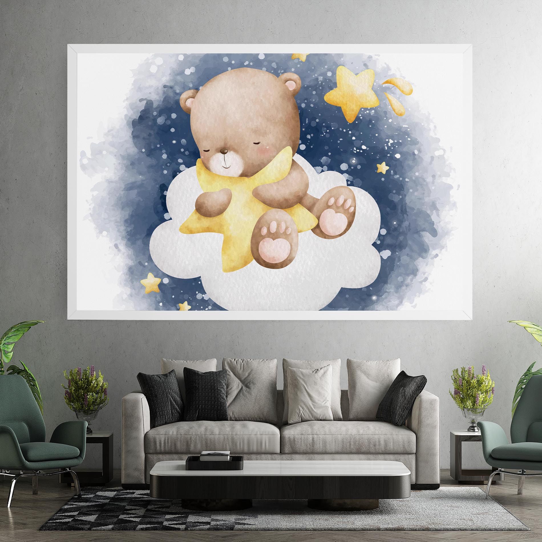 Bear Cloud Star mockup 7