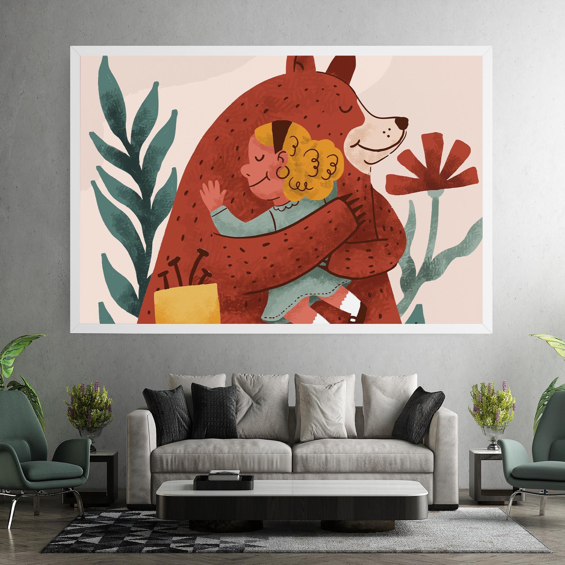 Leinwandbild Bear Hug mockup 7