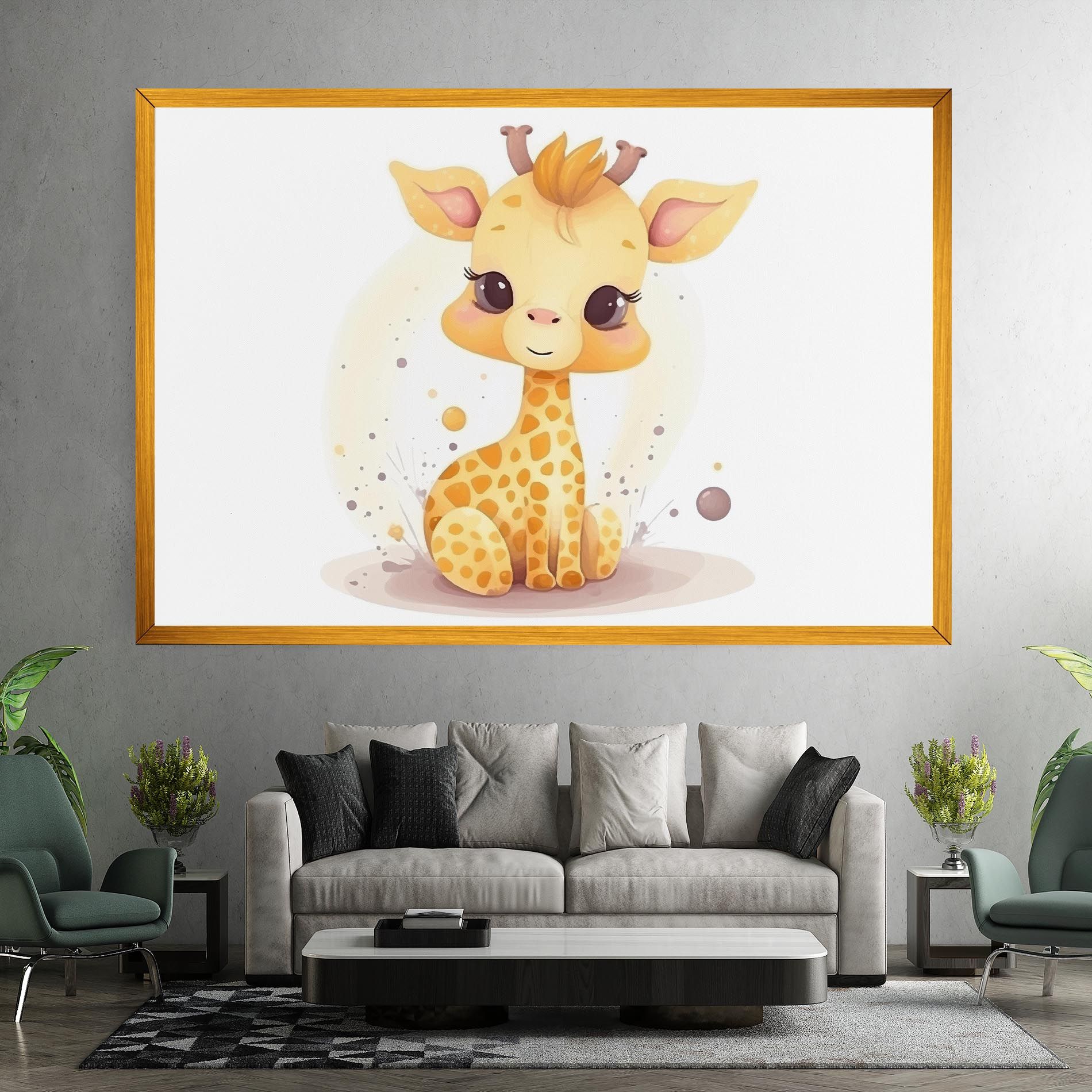 Adorable Giraffe mockup 7