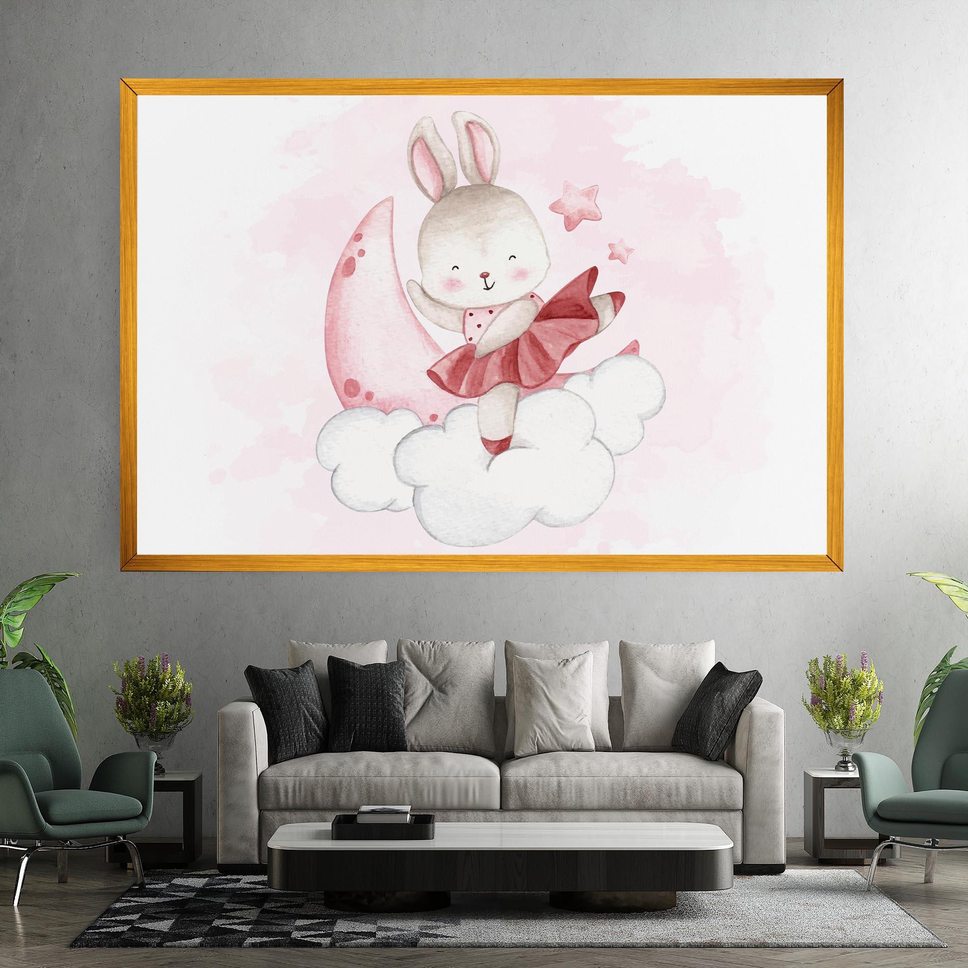 Leinwandbild Ballerina Rabbit mockup 7