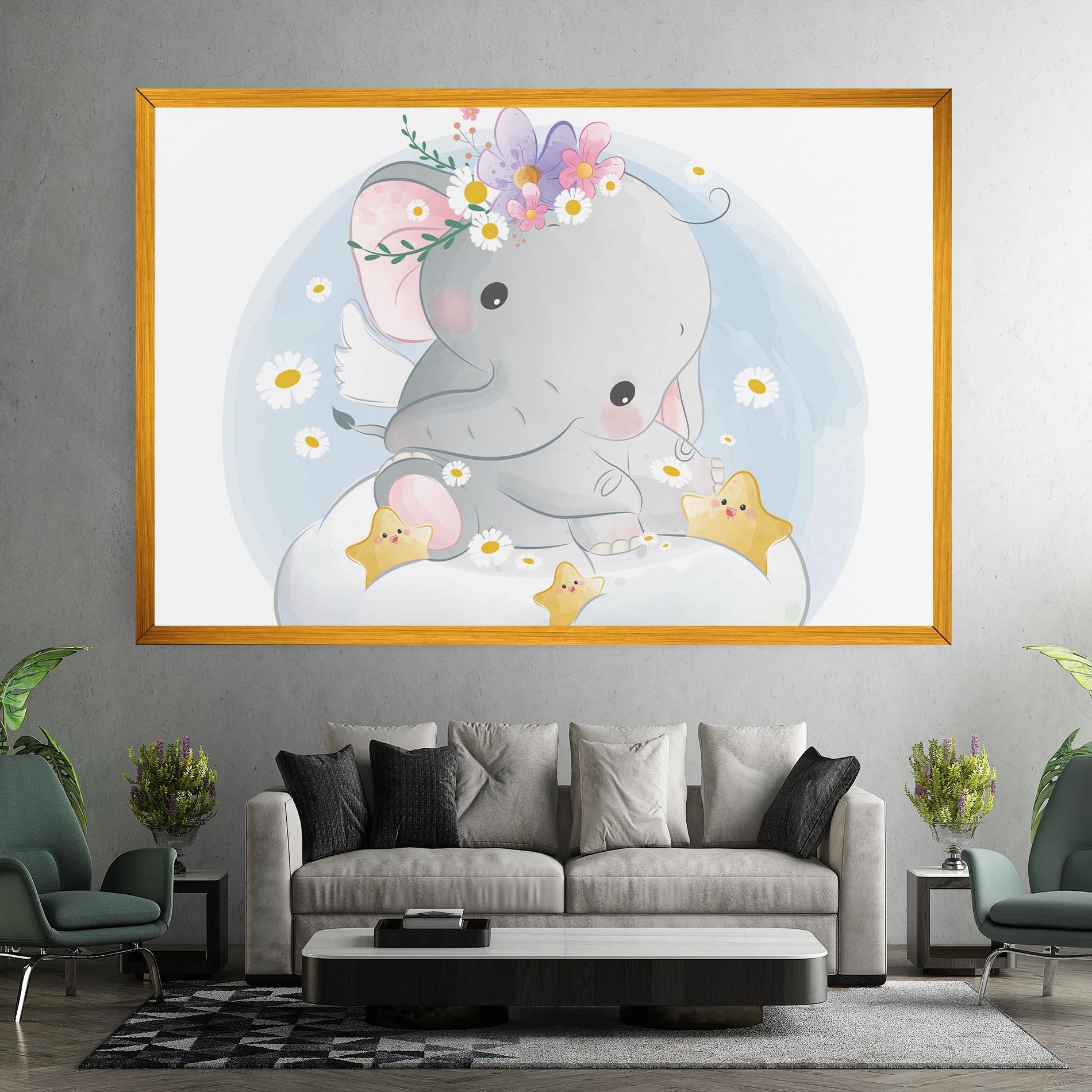 Leinwandbild Elephant Stars mockup 7
