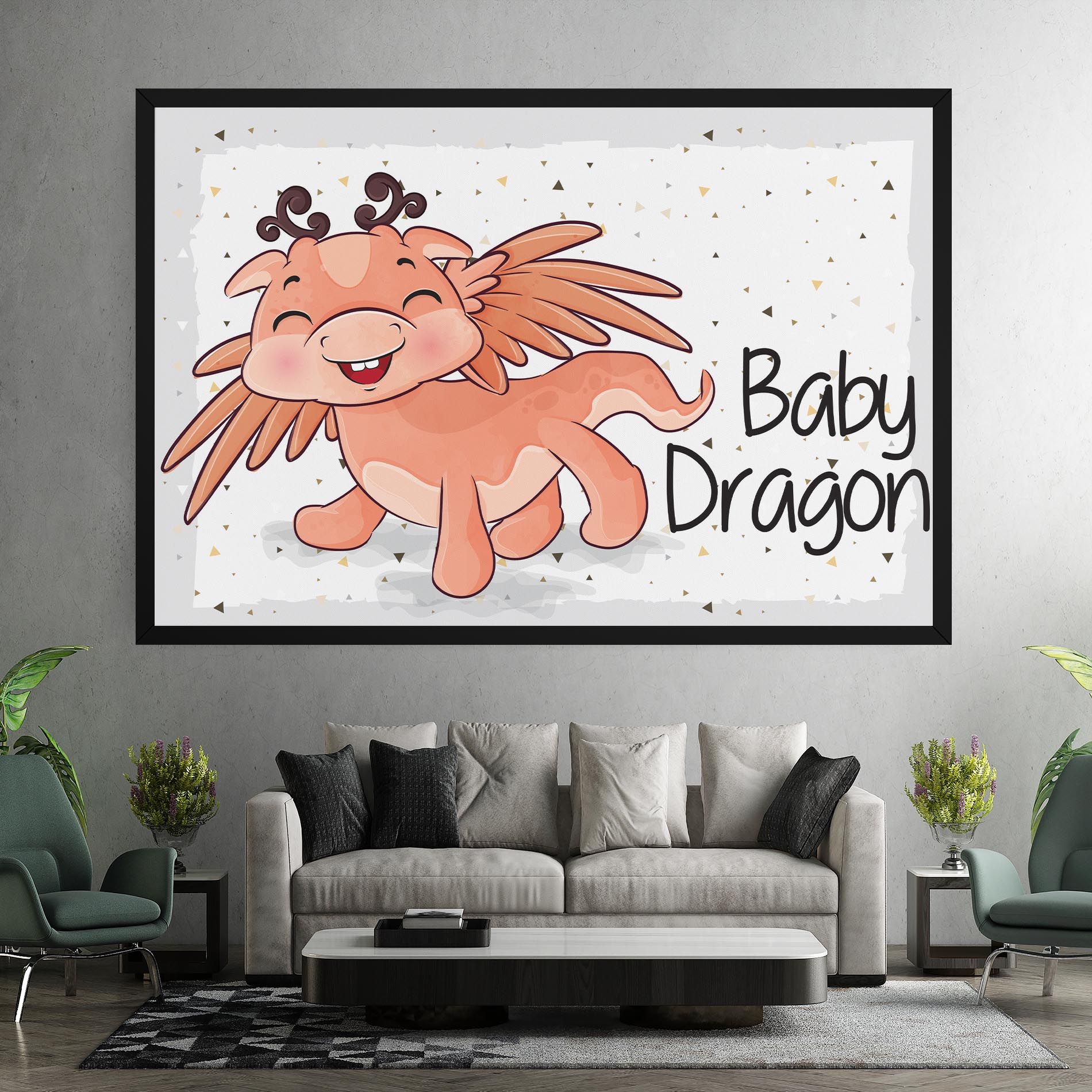 Baby Cute Dragon mockup 7