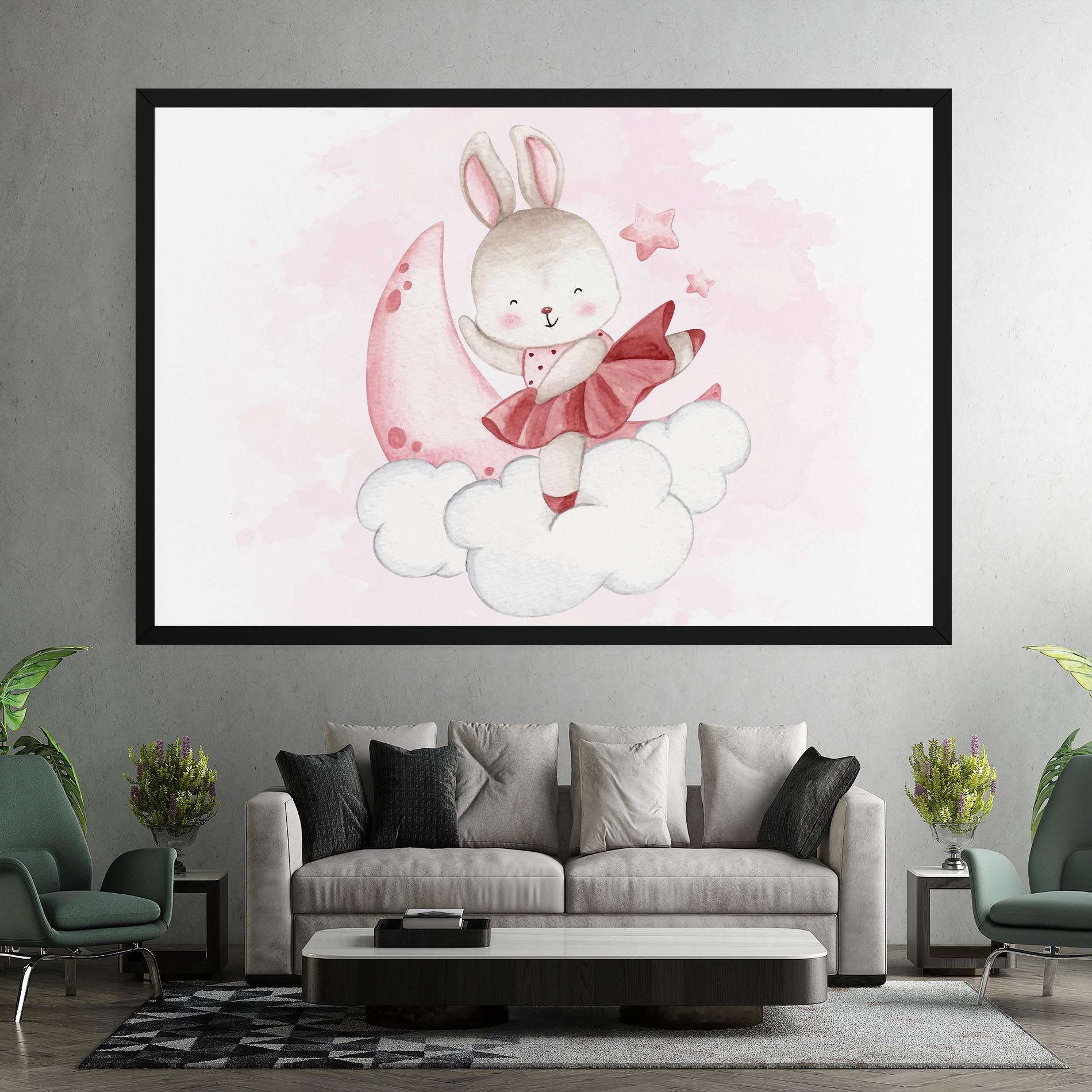 Leinwandbild Ballerina Rabbit mockup 7