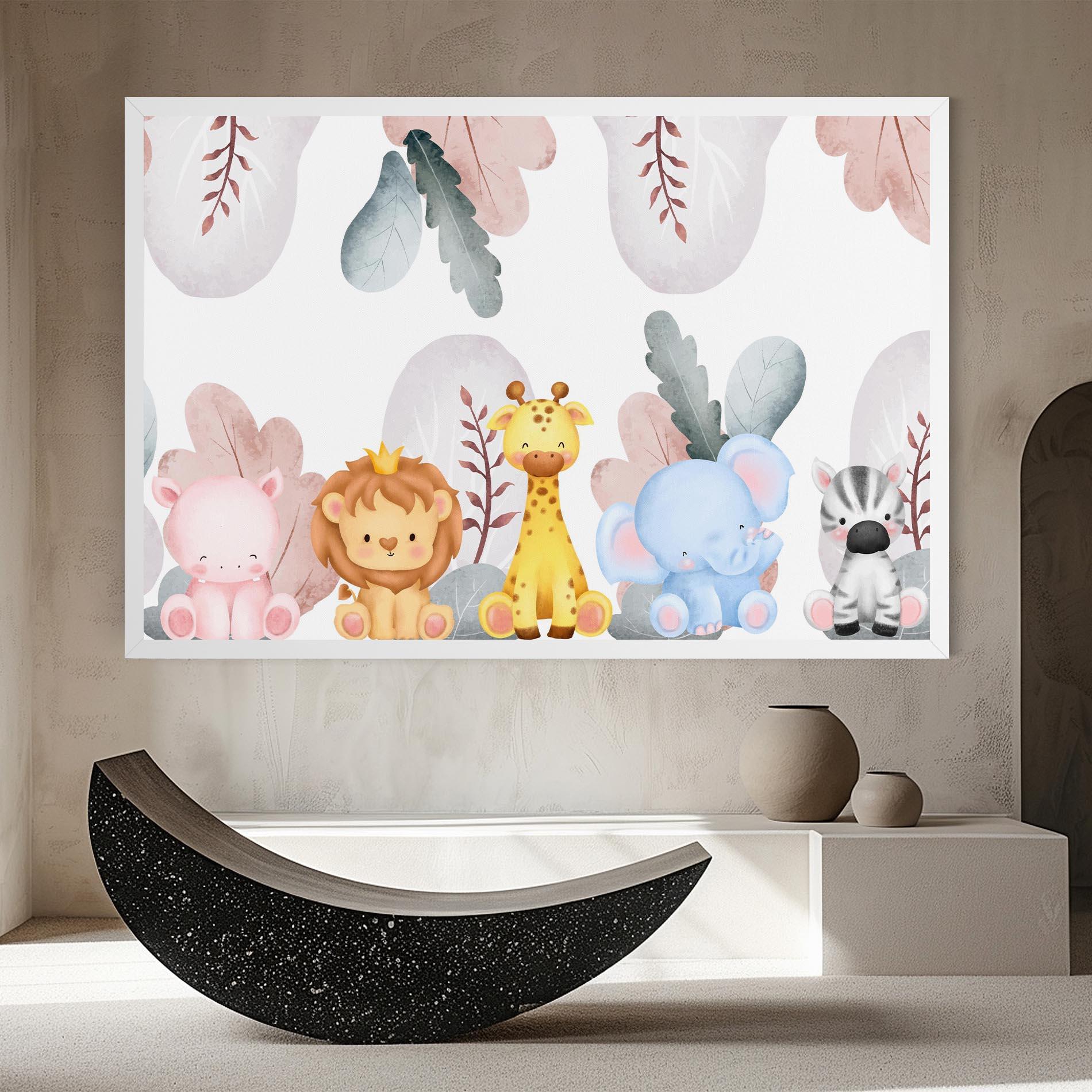 Leinwandbild Baby Animals mockup 8